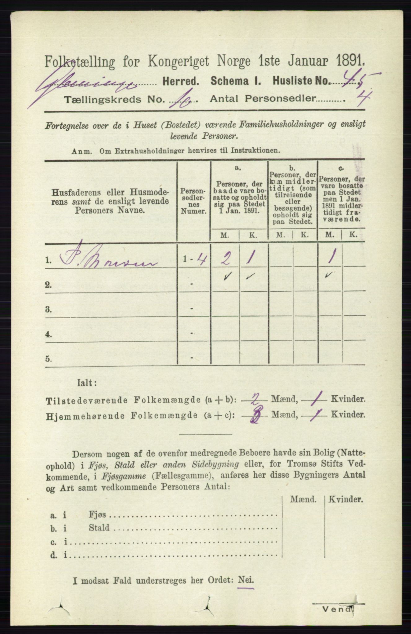RA, Folketelling 1891 for 0132 Glemmen herred, 1891, s. 9945