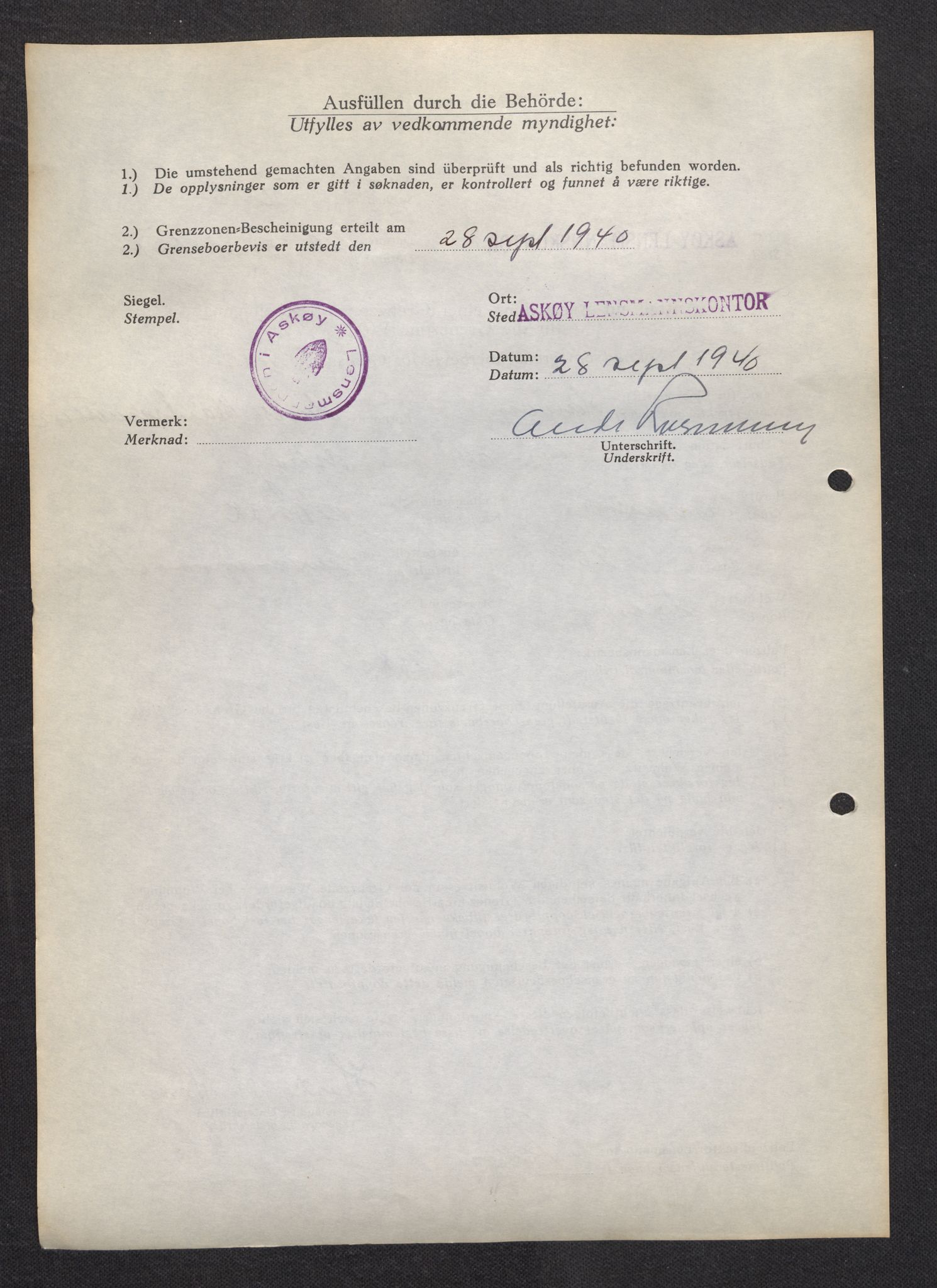 Lensmannen i Askøy, SAB/A-31001/0026/L0003: Søknader om grensebuarbevis 1 - 425, 1940, s. 517