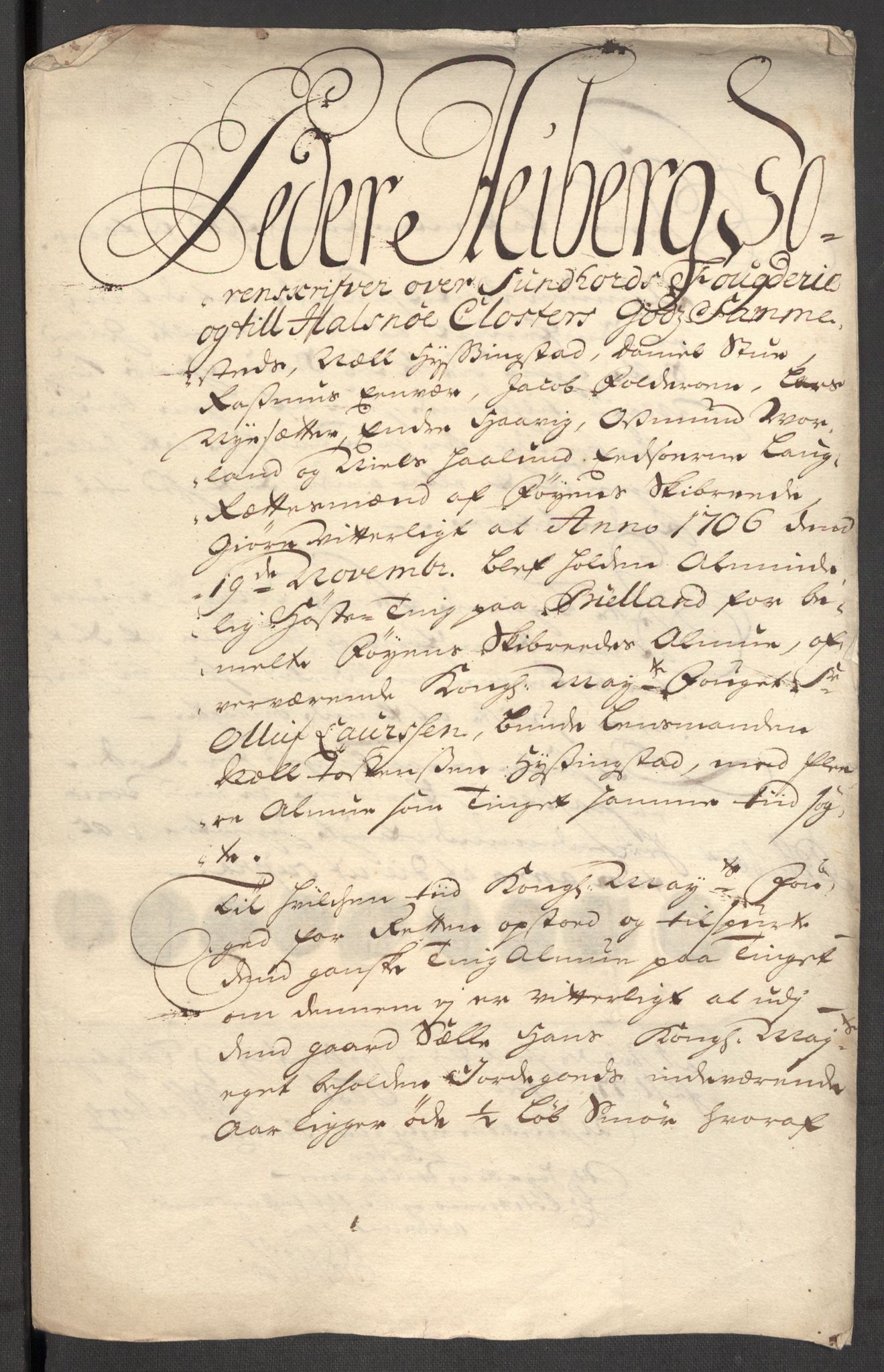 Rentekammeret inntil 1814, Reviderte regnskaper, Fogderegnskap, RA/EA-4092/R48/L2984: Fogderegnskap Sunnhordland og Hardanger, 1706-1707, s. 204