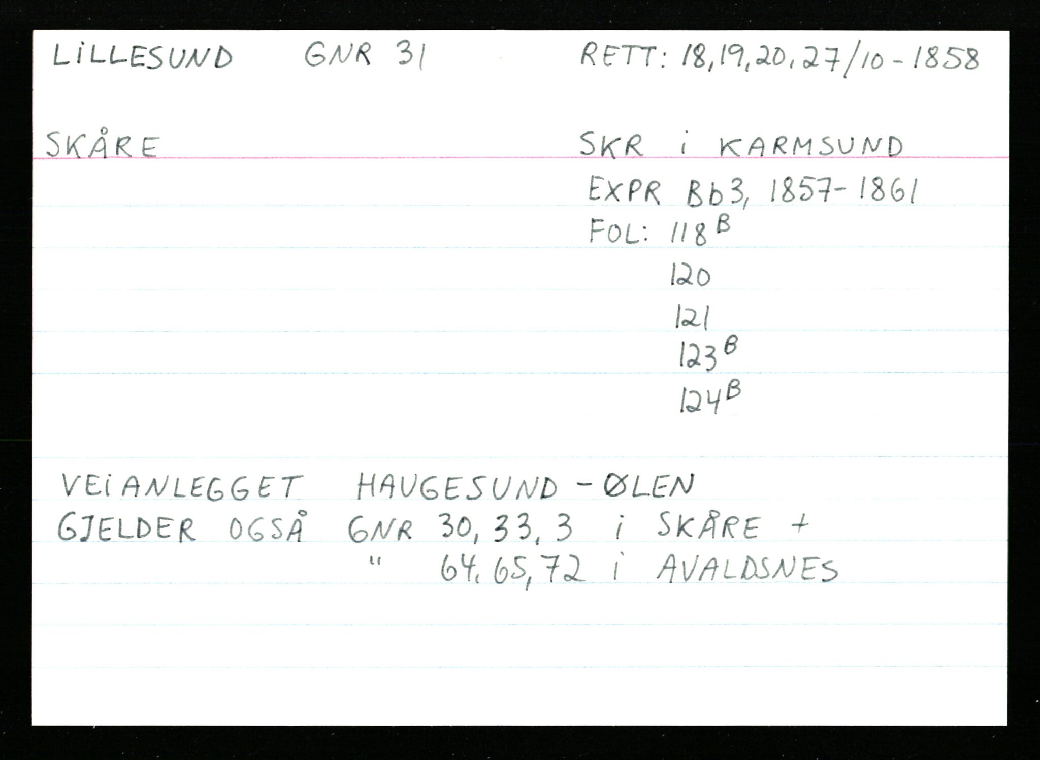 Statsarkivet i Stavanger, AV/SAST-A-101971/03/Y/Ym/L0035: Åstedskort sortert etter gårdsnavn: Leiranger - Lindanger, 1600-1950, s. 587