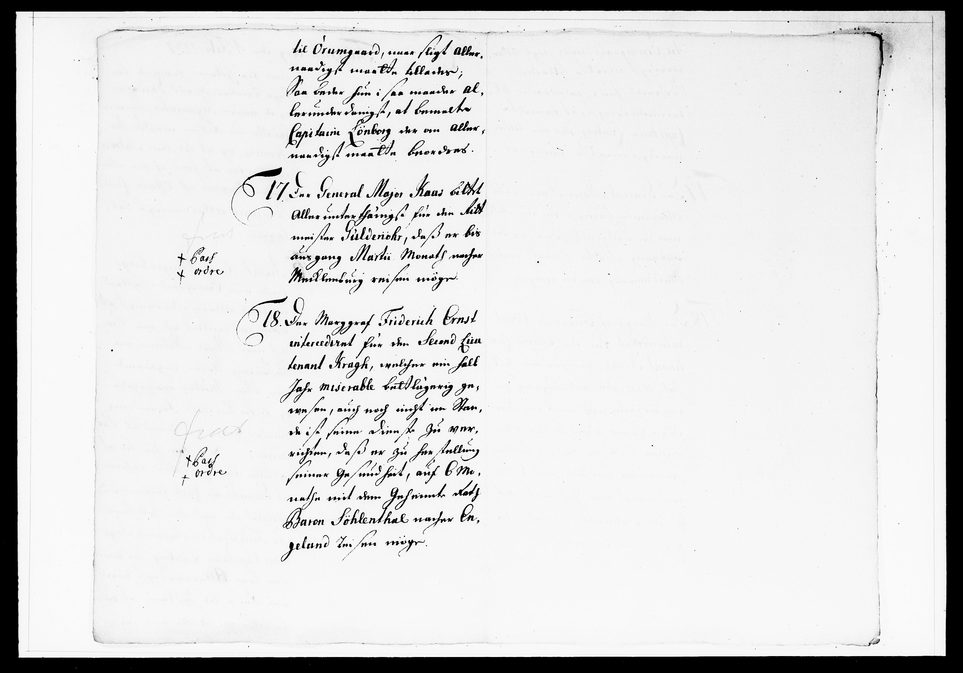 Krigskollegiet, Krigskancelliet, DRA/A-0006/-/1138-1142: Refererede sager, 1737, s. 39
