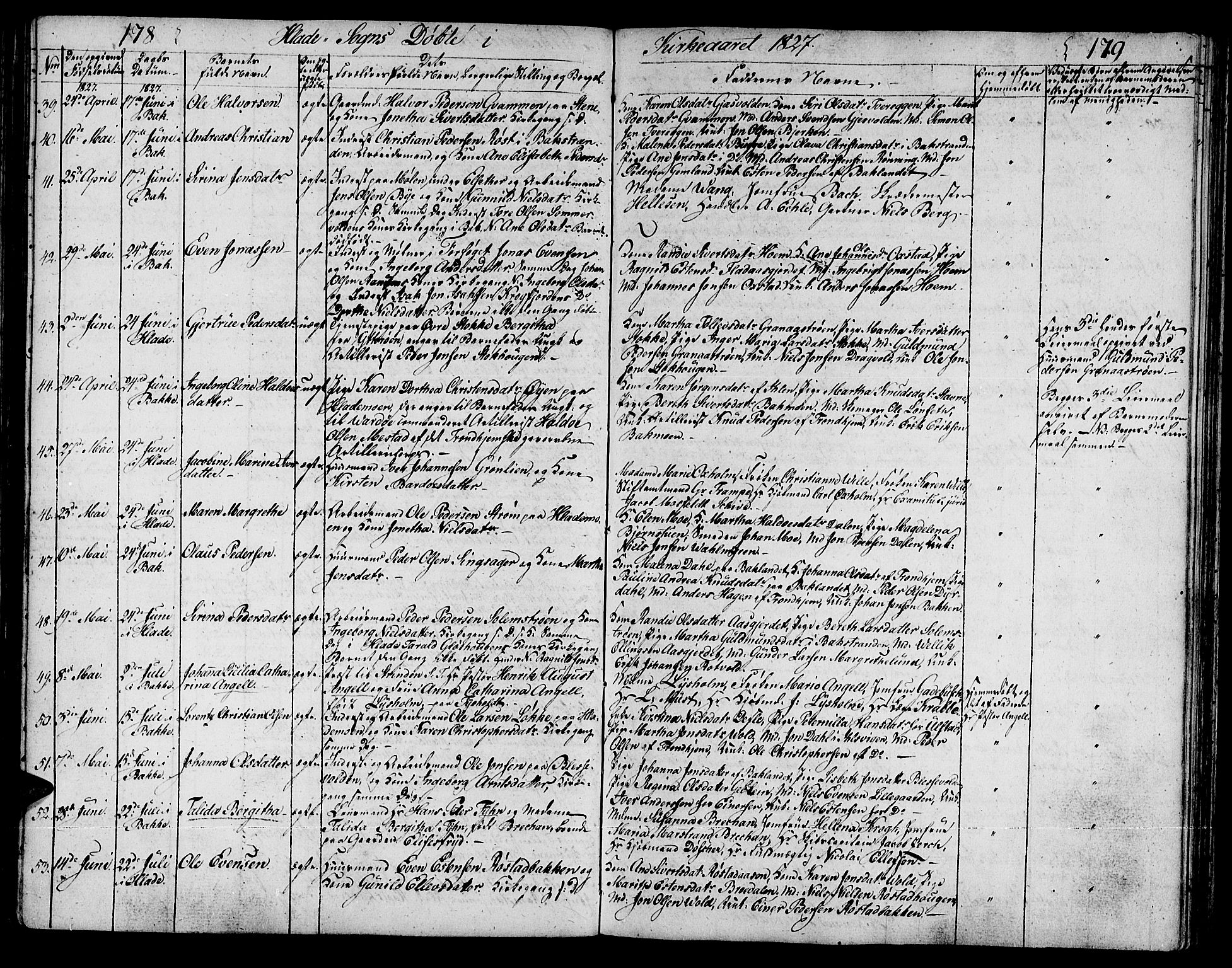Ministerialprotokoller, klokkerbøker og fødselsregistre - Sør-Trøndelag, SAT/A-1456/606/L0306: Klokkerbok nr. 606C02, 1797-1829, s. 178-179