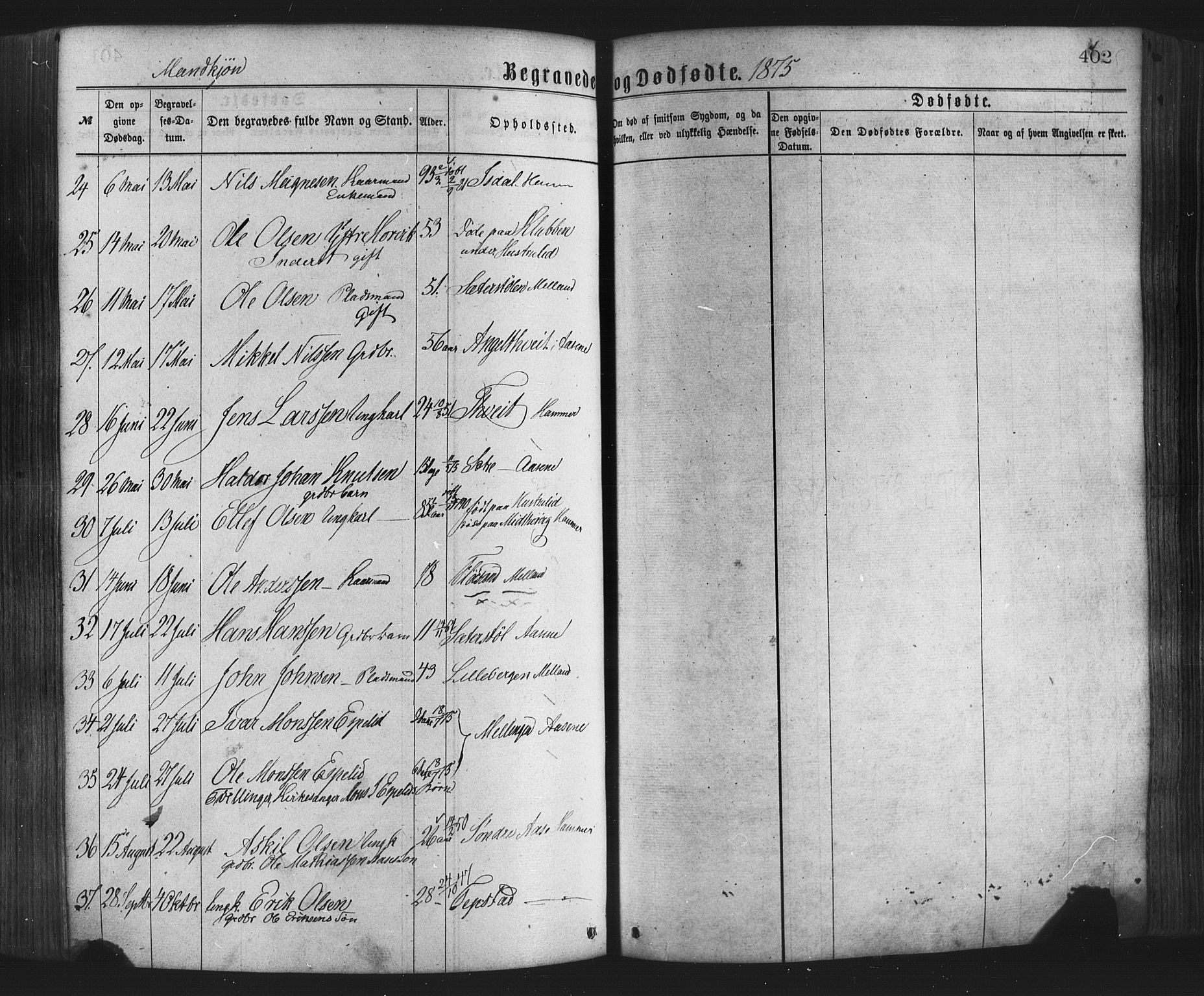Hamre sokneprestembete, AV/SAB-A-75501/H/Ha/Haa/Haaa/L0015: Ministerialbok nr. A 15, 1870-1881, s. 402