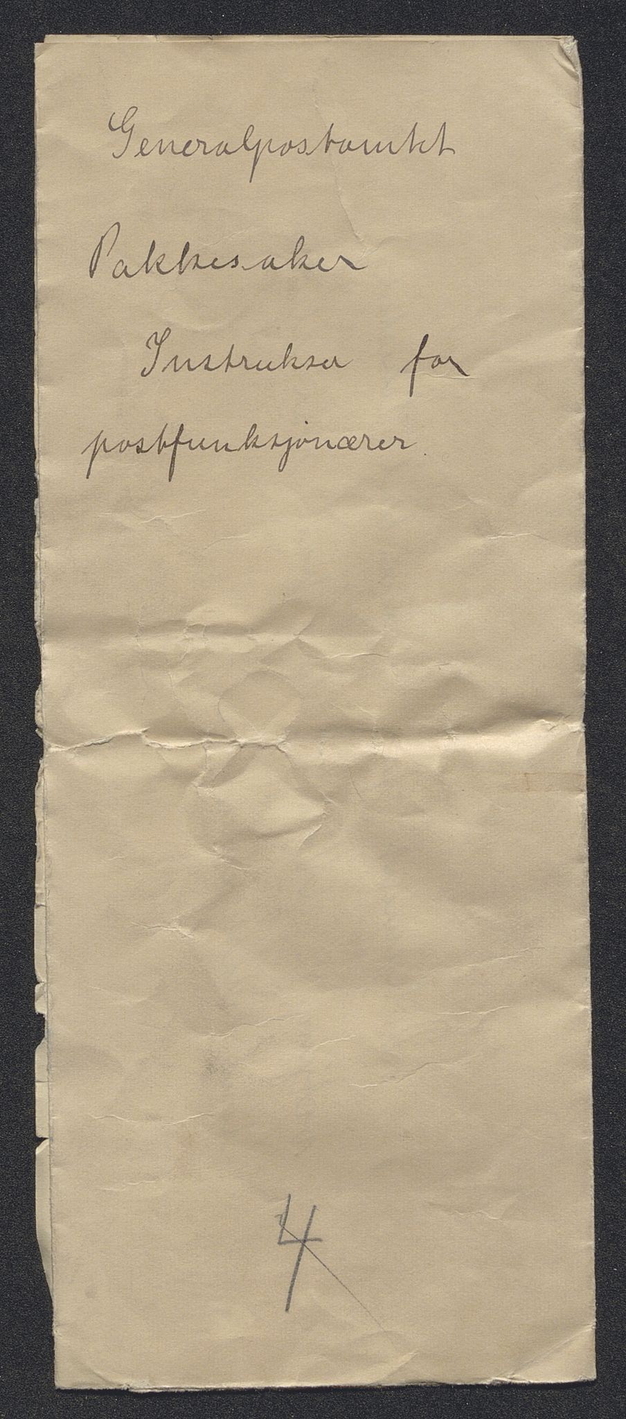 Generalpostdireksjonen 1719-1814, AV/RA-EA-3108/E/L0004: Nr. 20: Instrukser for postfunksjonærer, 1799-1806
