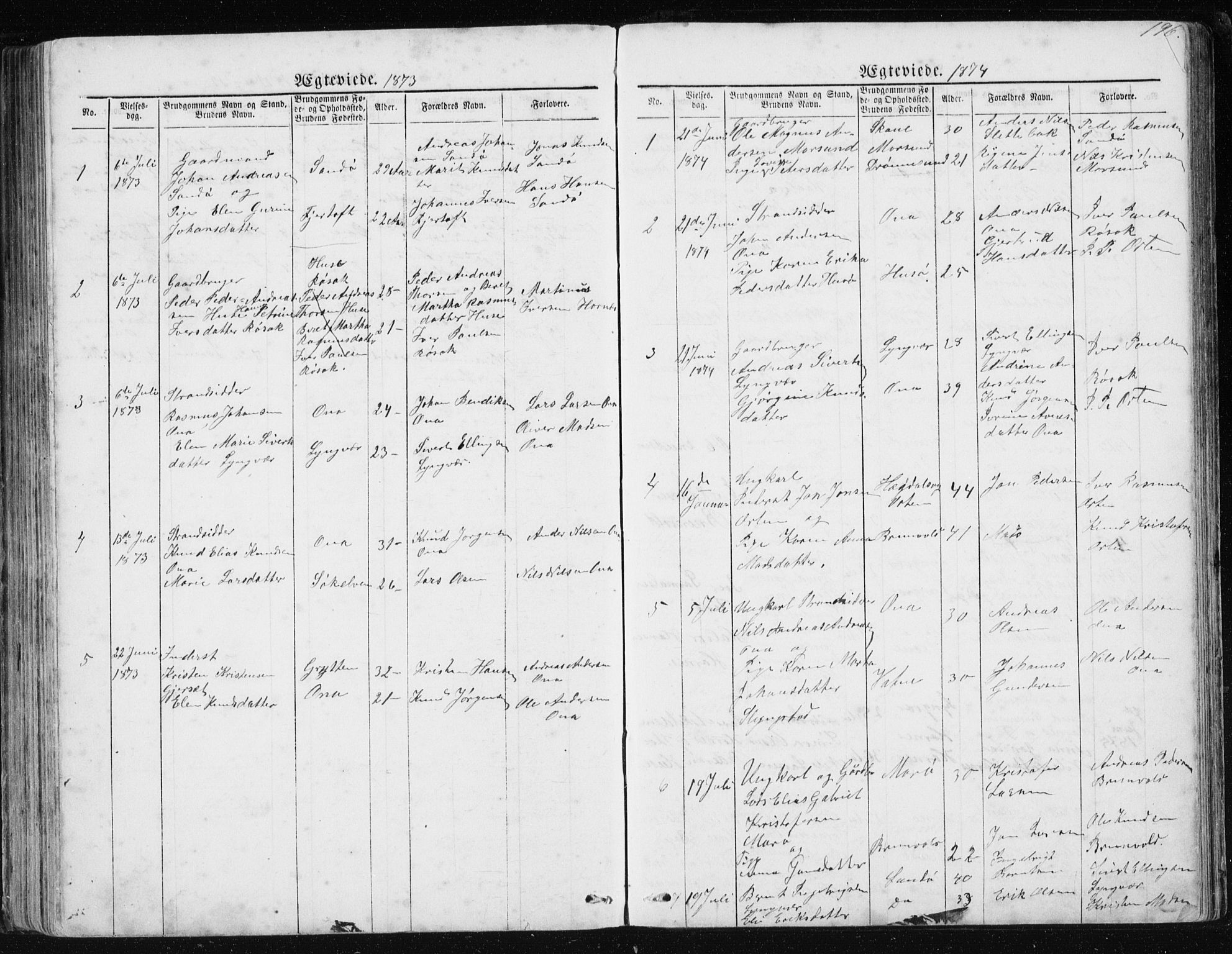 Ministerialprotokoller, klokkerbøker og fødselsregistre - Møre og Romsdal, SAT/A-1454/561/L0732: Klokkerbok nr. 561C02, 1867-1900, s. 196