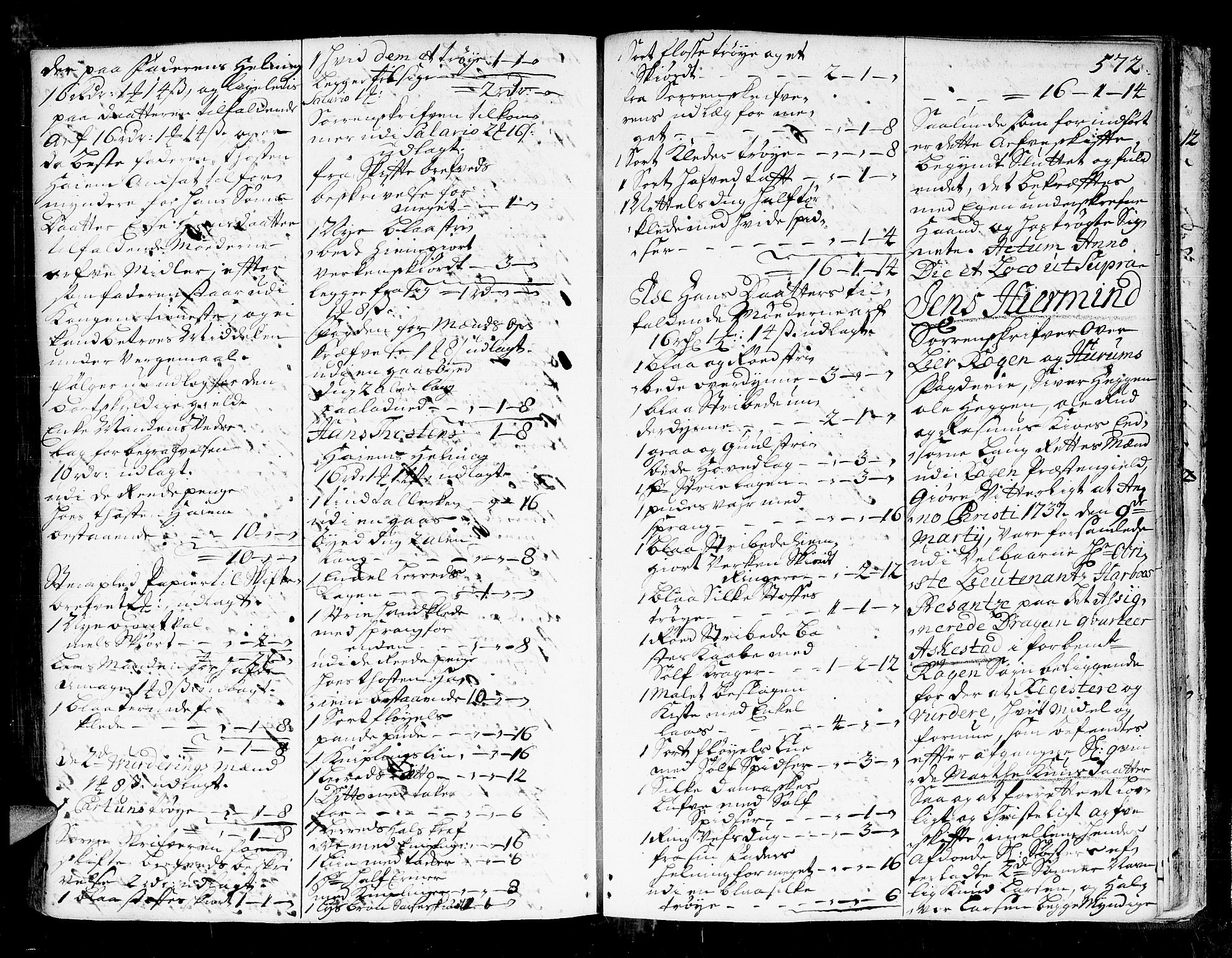 Lier, Røyken og Hurum sorenskriveri, AV/SAKO-A-89/H/Hc/L0003: Skifteprotokoll, 1717-1737, s. 571b-572a