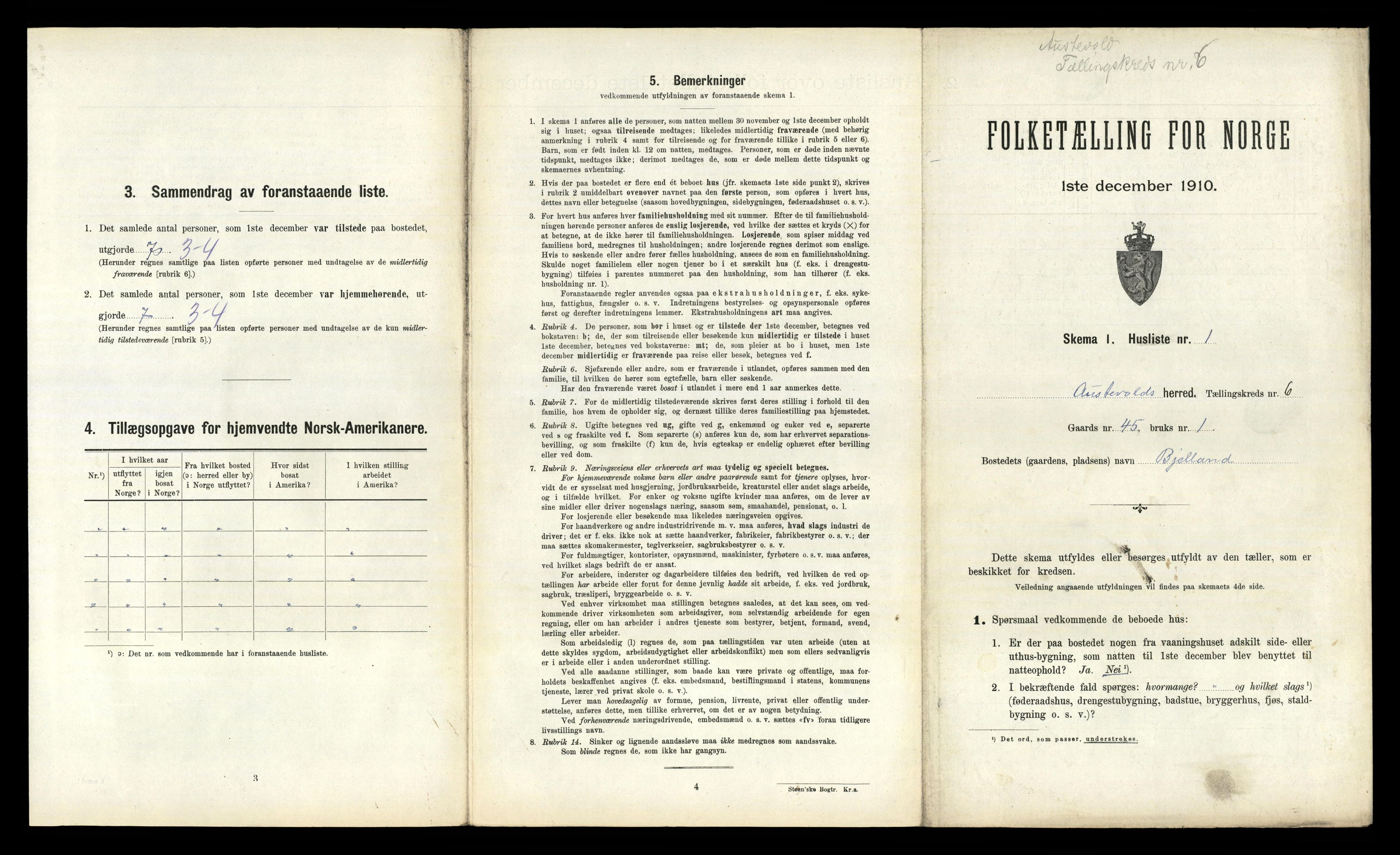 RA, Folketelling 1910 for 1244 Austevoll herred, 1910, s. 622