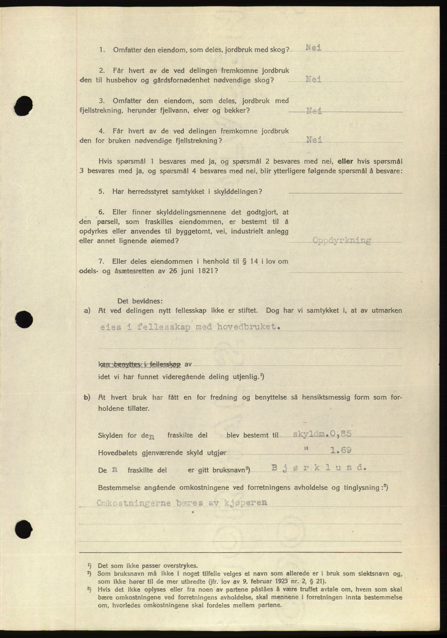 Søre Sunnmøre sorenskriveri, AV/SAT-A-4122/1/2/2C/L0076: Pantebok nr. 2A, 1943-1944, Dagboknr: 688/1944