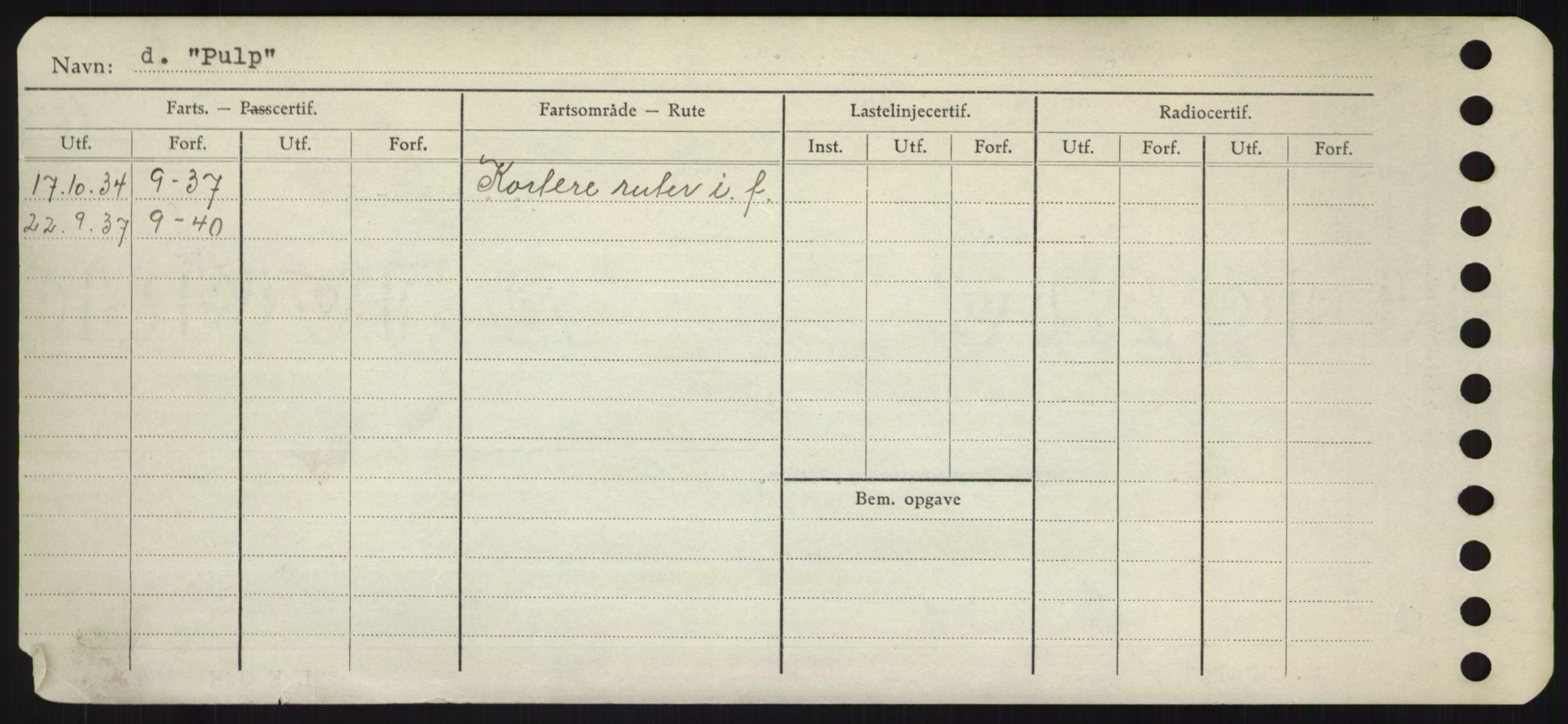 Sjøfartsdirektoratet med forløpere, Skipsmålingen, RA/S-1627/H/Hd/L0029: Fartøy, P, s. 654