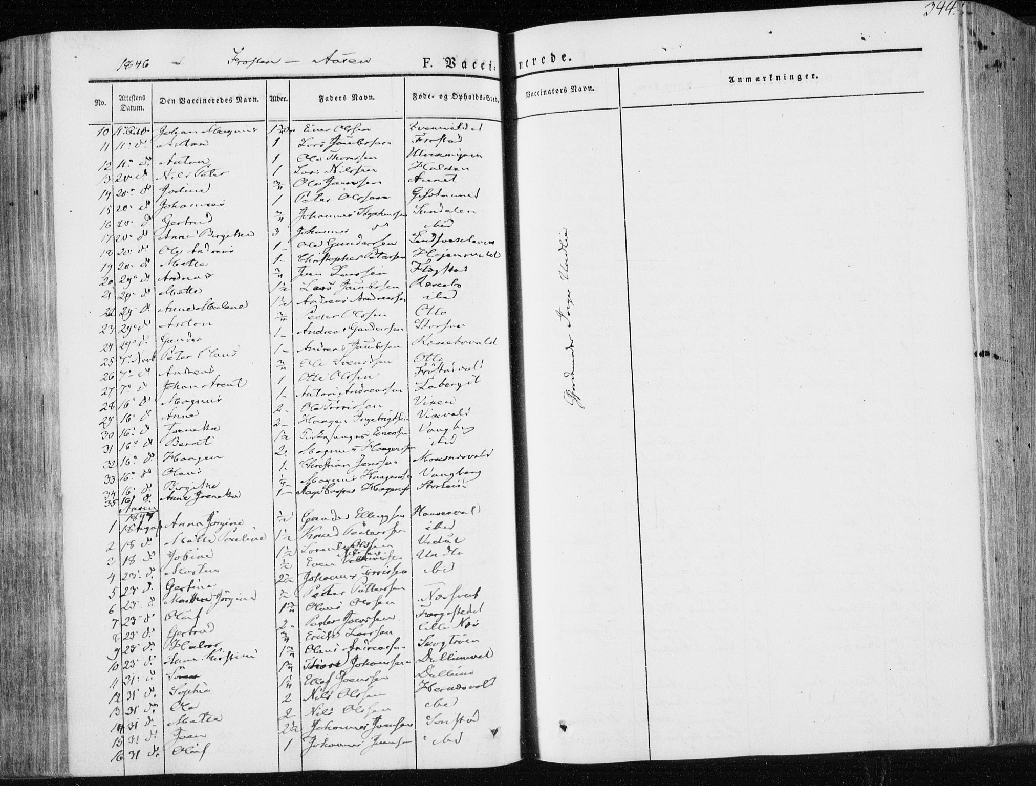 Ministerialprotokoller, klokkerbøker og fødselsregistre - Nord-Trøndelag, SAT/A-1458/713/L0115: Ministerialbok nr. 713A06, 1838-1851, s. 344