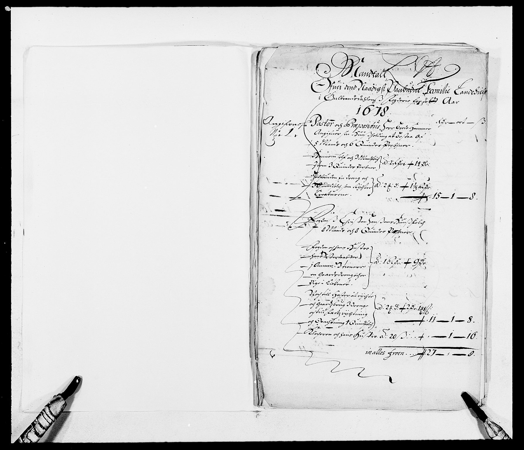 Rentekammeret inntil 1814, Reviderte regnskaper, Fogderegnskap, AV/RA-EA-4092/R17/L1152: Fogderegnskap Gudbrandsdal, 1678-1679, s. 314