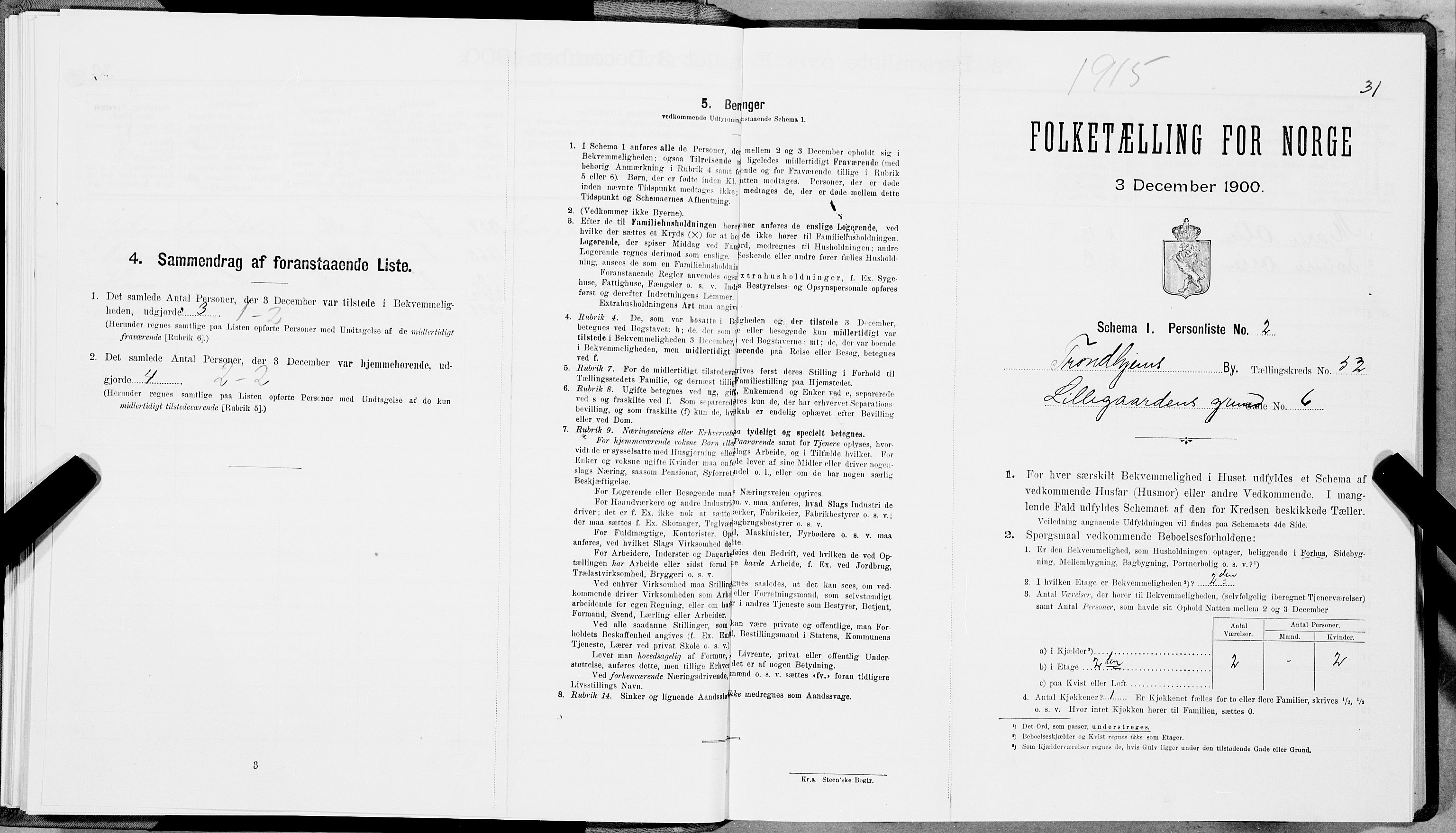 SAT, Folketelling 1900 for 1601 Trondheim kjøpstad, 1900, s. 8750