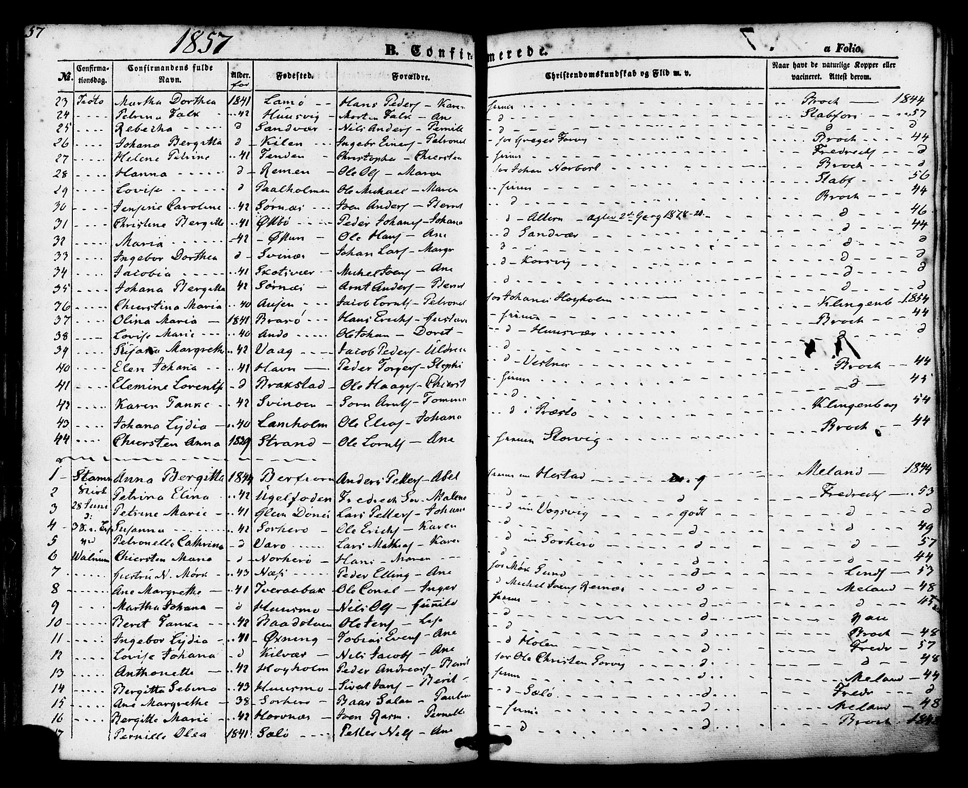 Ministerialprotokoller, klokkerbøker og fødselsregistre - Nordland, AV/SAT-A-1459/830/L0448: Ministerialbok nr. 830A12, 1855-1878, s. 57