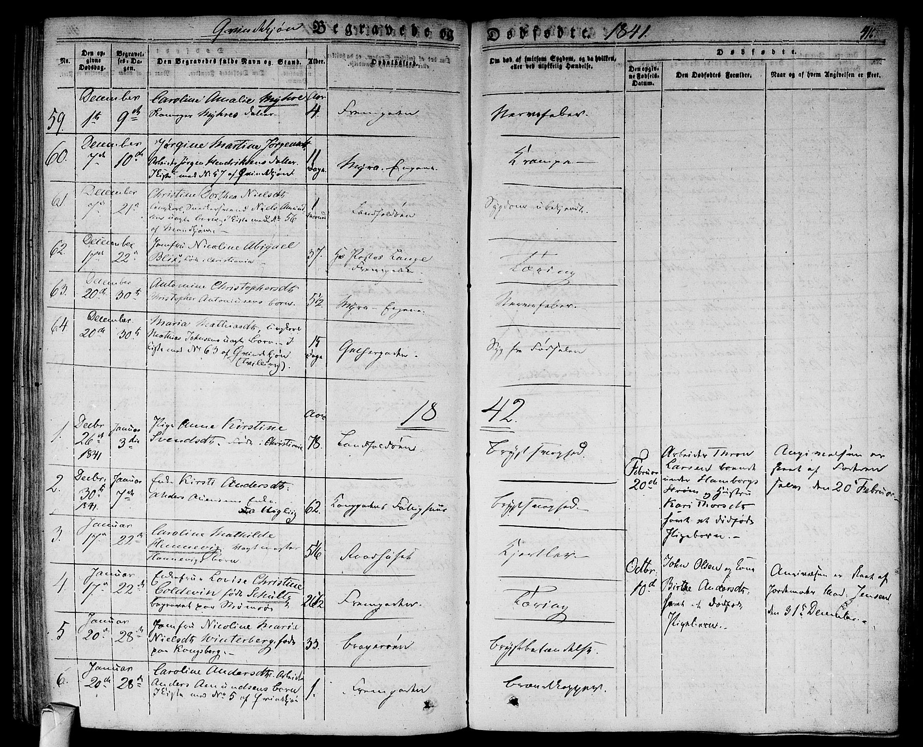 Bragernes kirkebøker, AV/SAKO-A-6/F/Fb/L0001: Ministerialbok nr. II 1, 1830-1847, s. 416