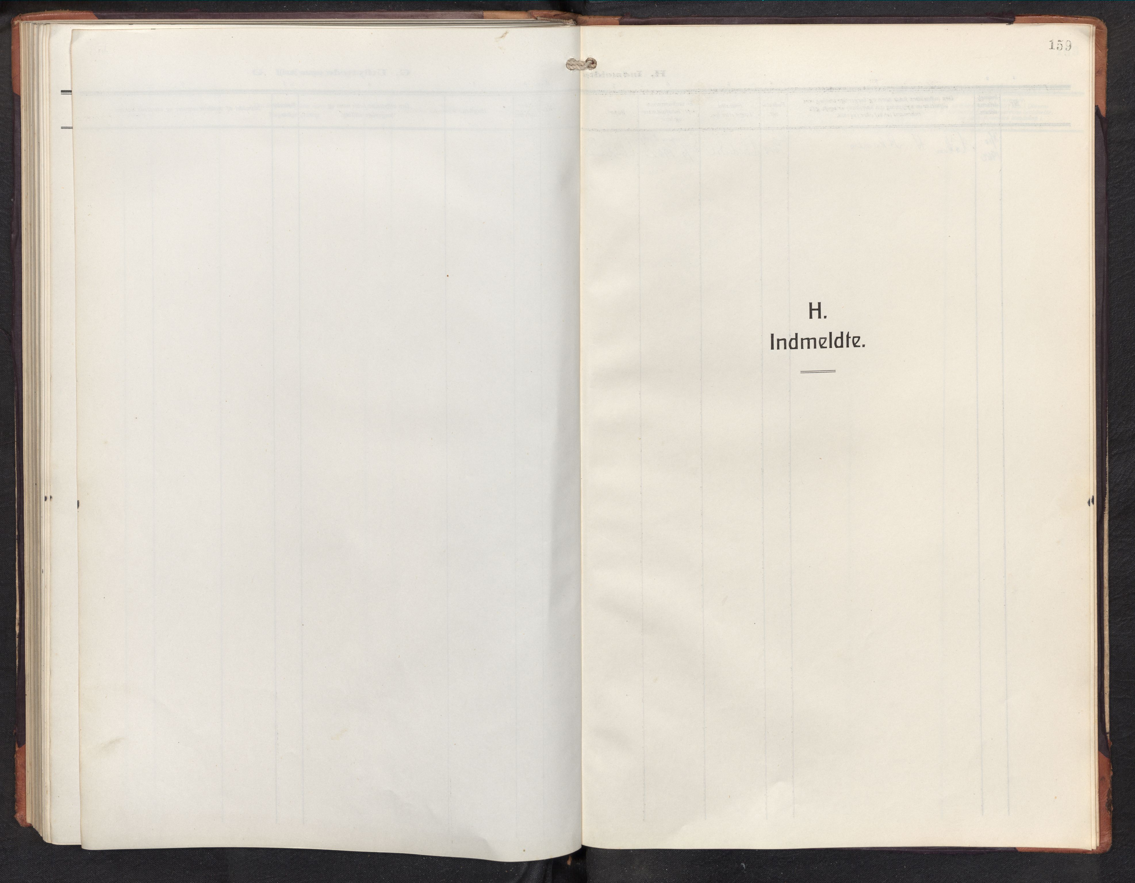 Aurland sokneprestembete, SAB/A-99937/H/Hb/Hbd/L0003: Klokkerbok nr. D 3, 1920-1968, s. 158b-159a