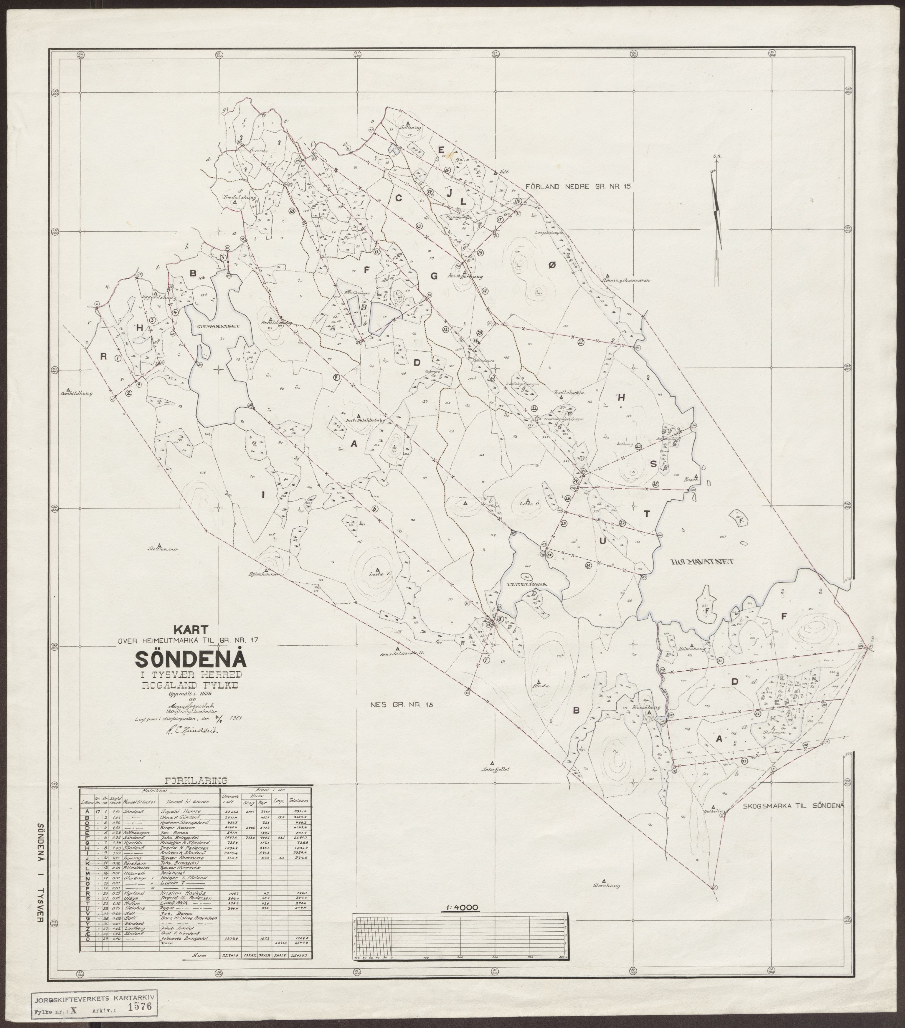 Jordskifteverkets kartarkiv, RA/S-3929/T, 1859-1988, s. 1945