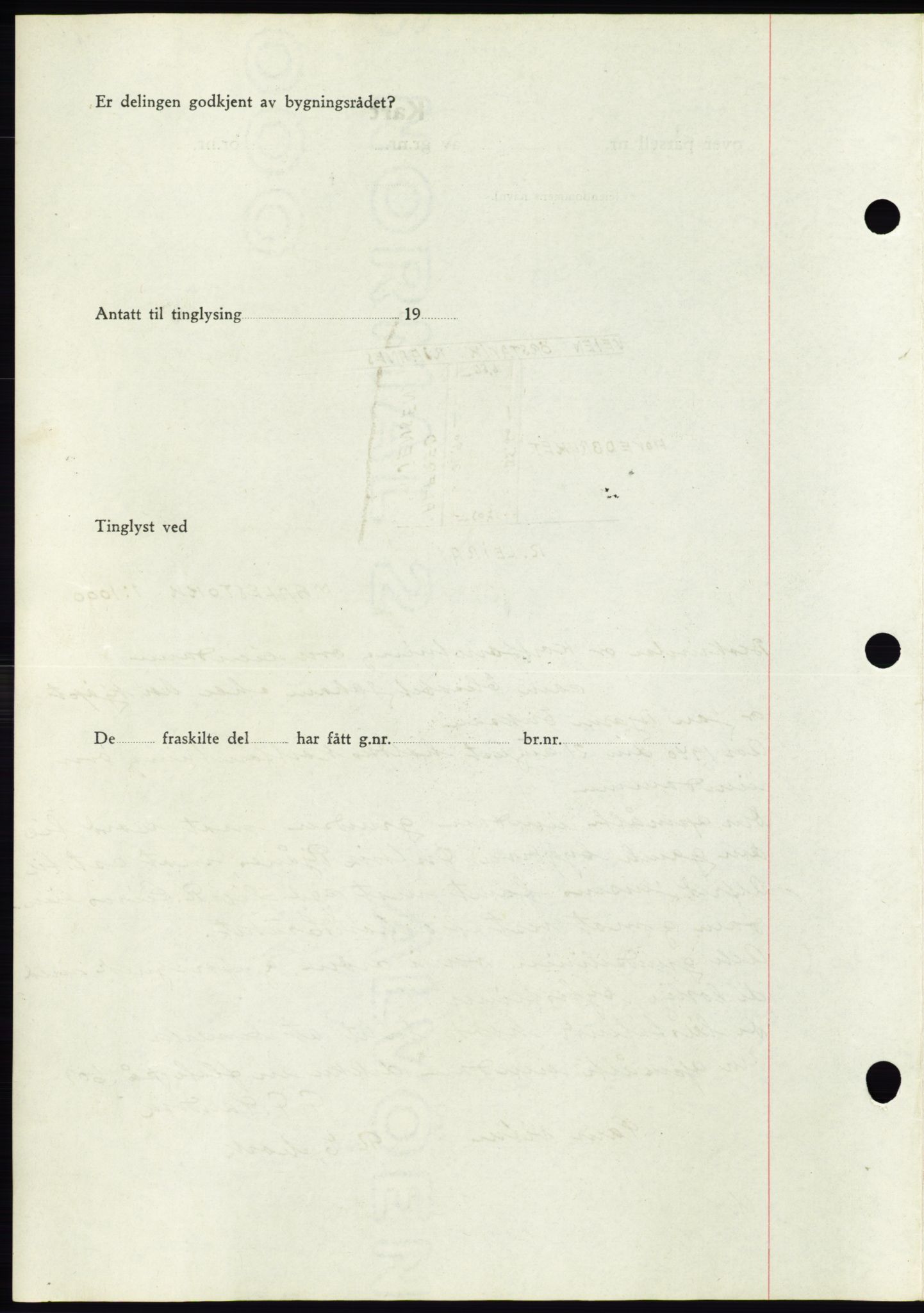 Søre Sunnmøre sorenskriveri, AV/SAT-A-4122/1/2/2C/L0070: Pantebok nr. 64, 1940-1941, Dagboknr: 593/1940