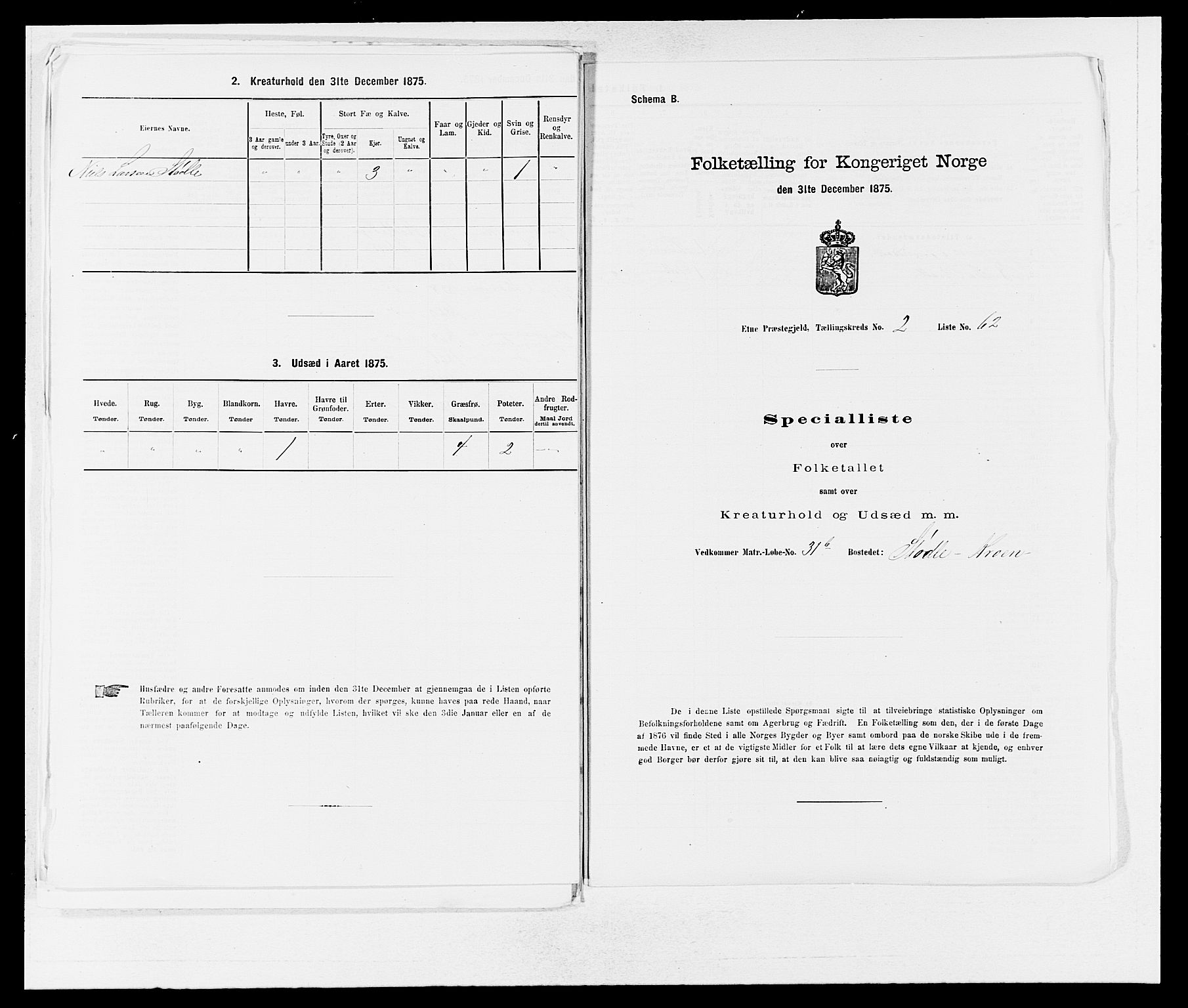 SAB, Folketelling 1875 for 1211P Etne prestegjeld, 1875, s. 191