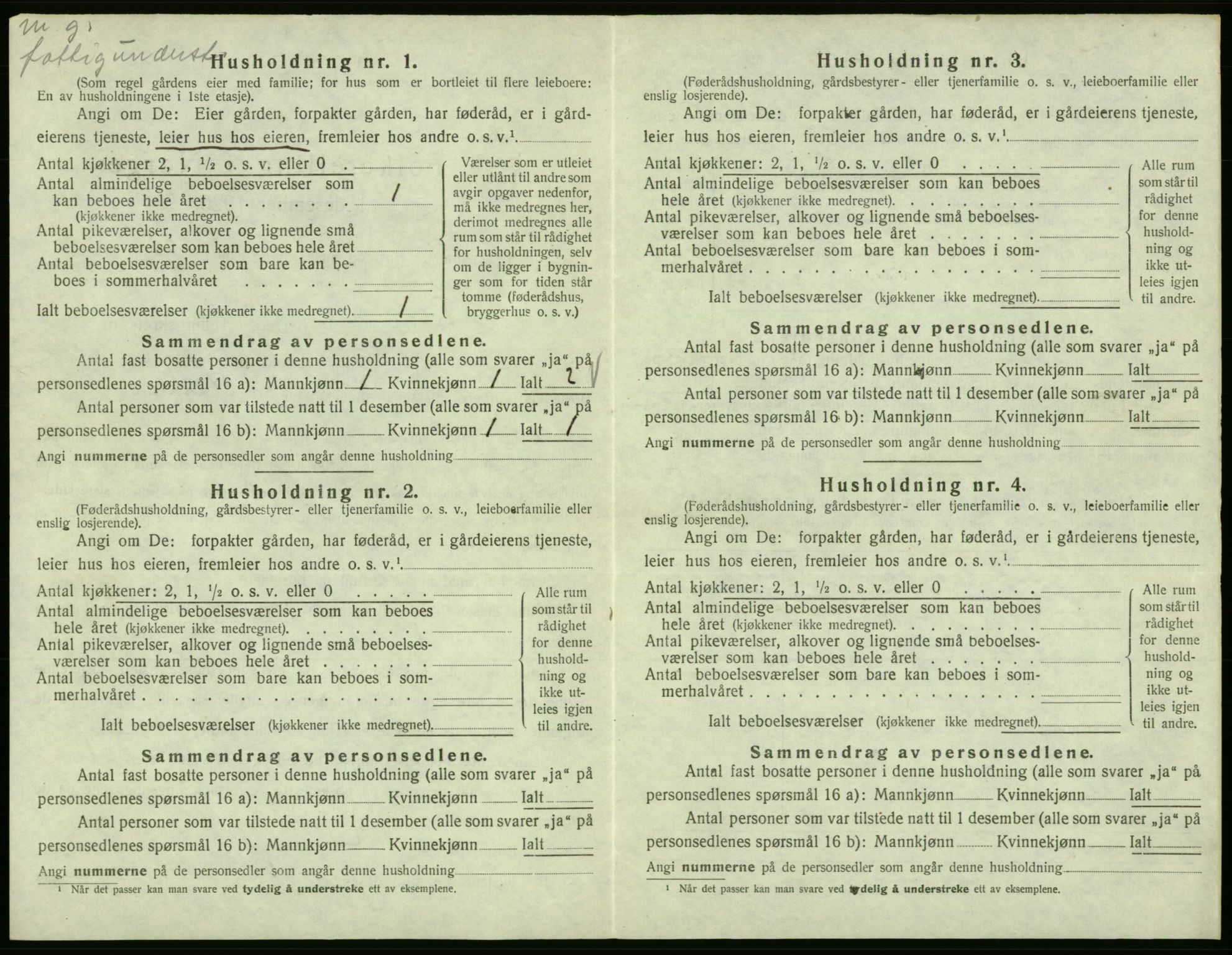 SAB, Folketelling 1920 for 1222 Fitjar herred, 1920, s. 353