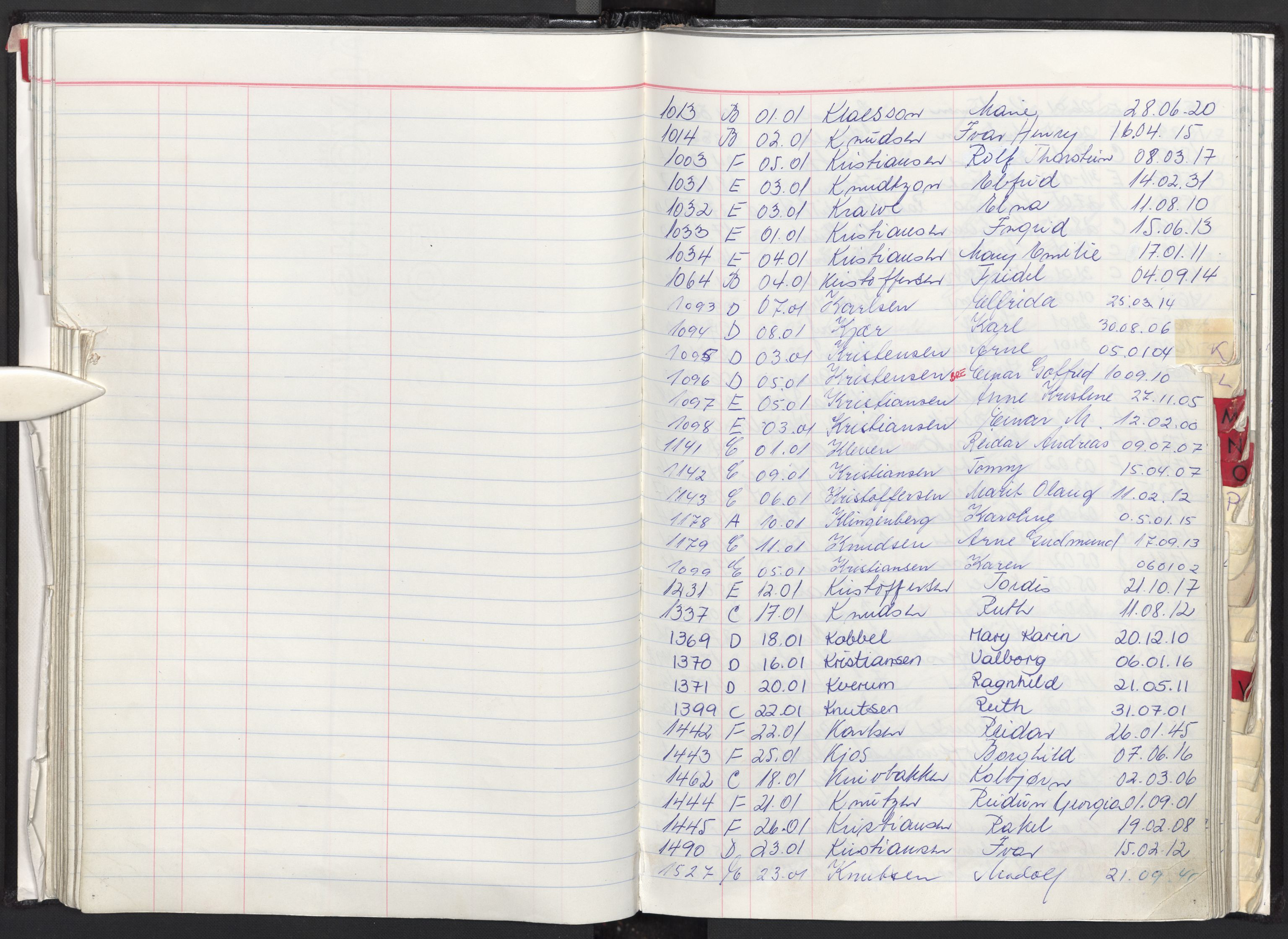 Oslo skifterett, AV/SAO-A-10383/F/Fa/Faa/L0092: Navneregister dødsfallssaker, 1992