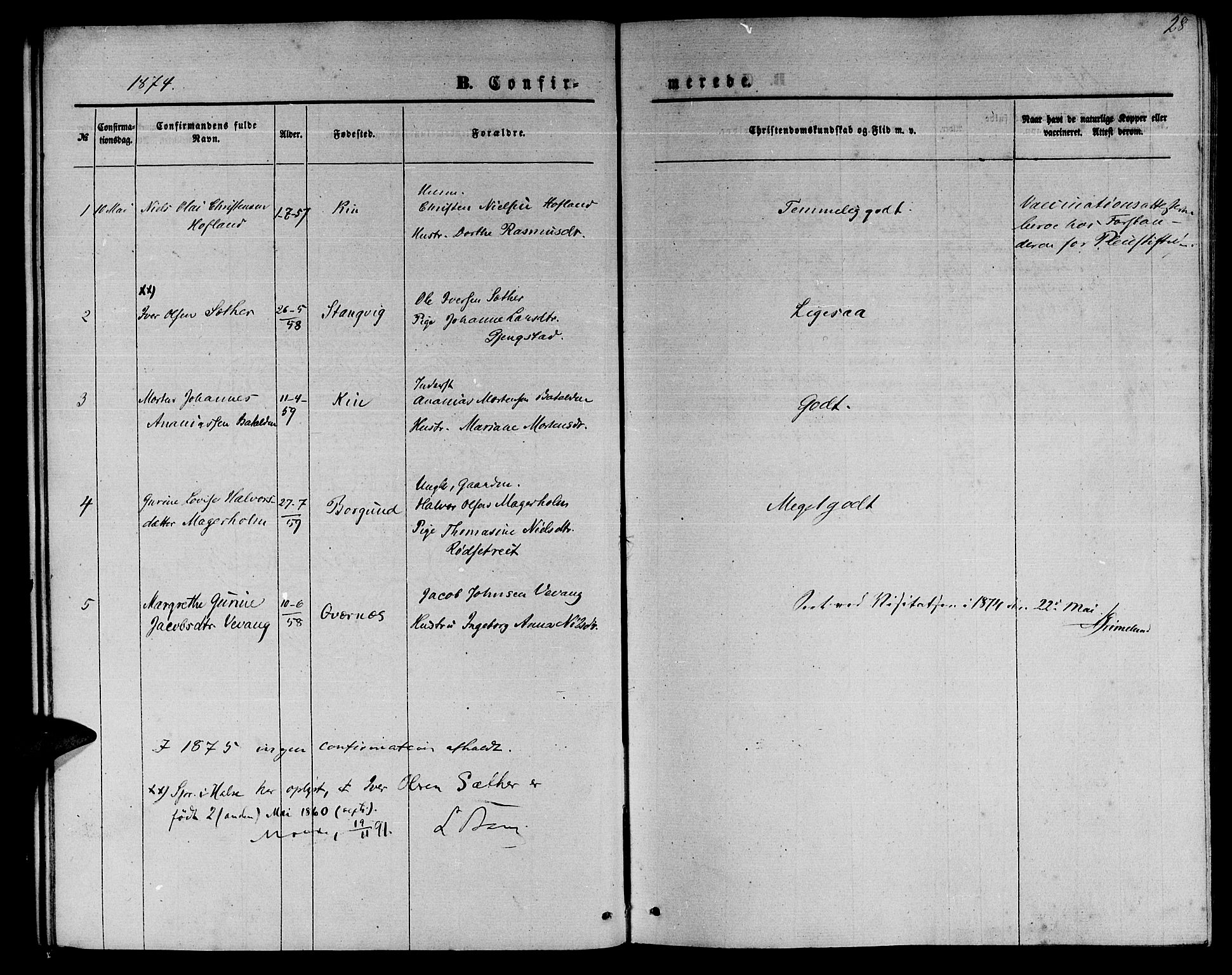Ministerialprotokoller, klokkerbøker og fødselsregistre - Møre og Romsdal, SAT/A-1454/559/L0713: Ministerialbok nr. 559A01, 1861-1886, s. 28
