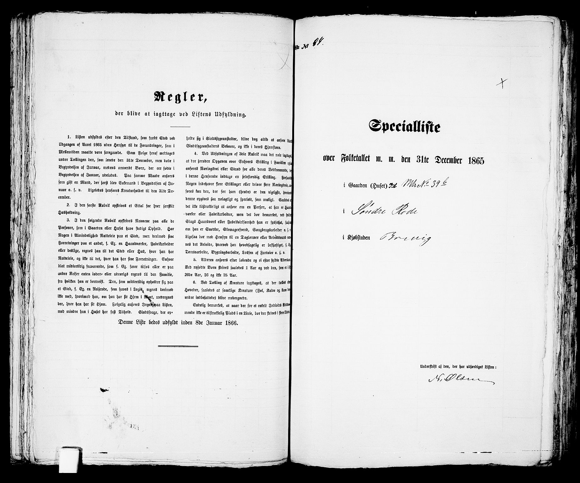 RA, Folketelling 1865 for 0804P Brevik prestegjeld, 1865, s. 546