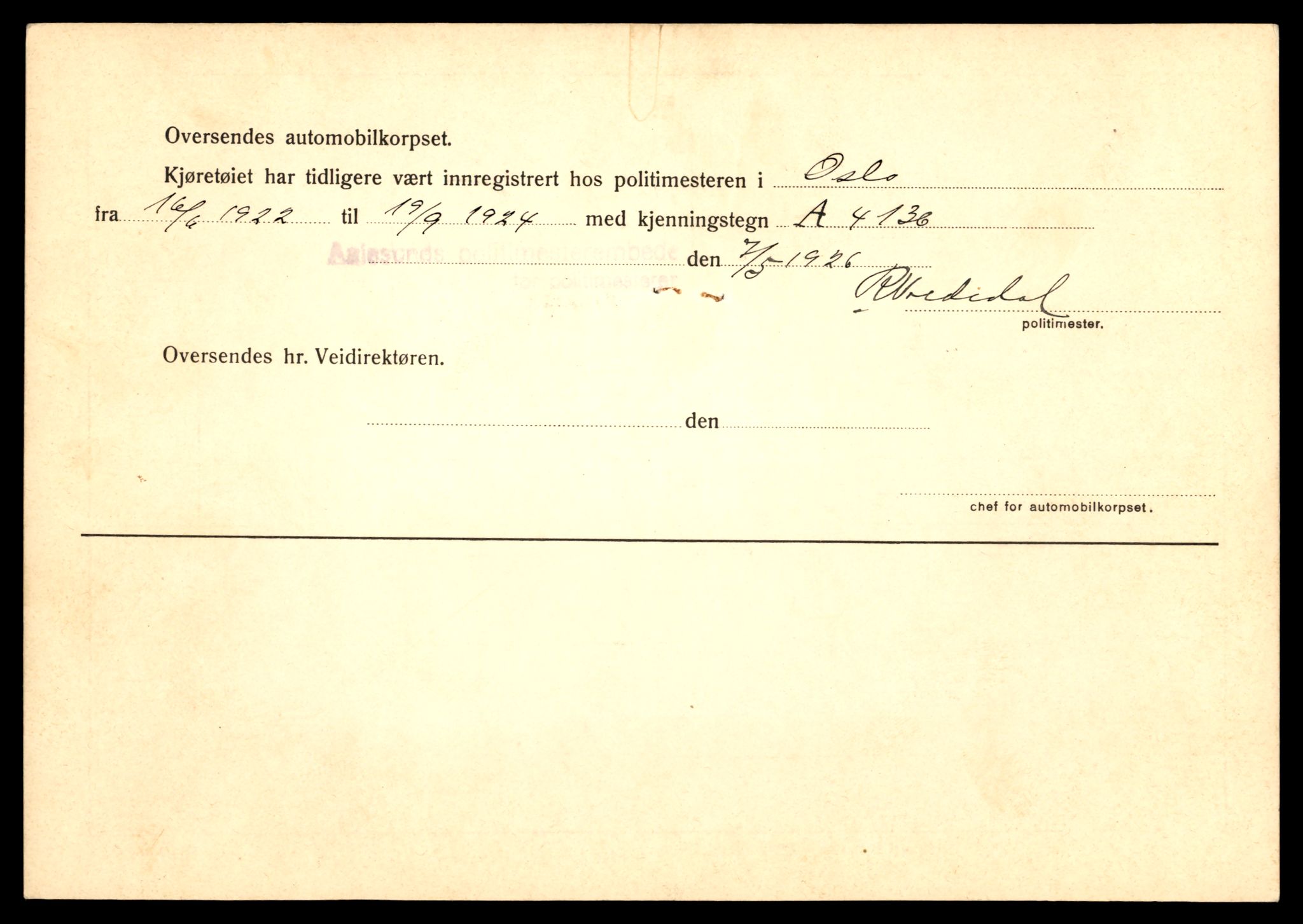 Møre og Romsdal vegkontor - Ålesund trafikkstasjon, SAT/A-4099/F/Fe/L0009: Registreringskort for kjøretøy T 896 - T 1049, 1927-1998, s. 518