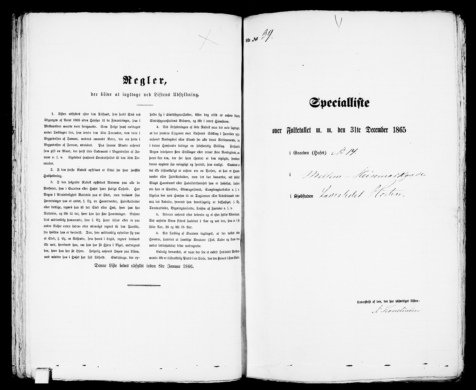 RA, Folketelling 1865 for 0703 Horten ladested, 1865, s. 108