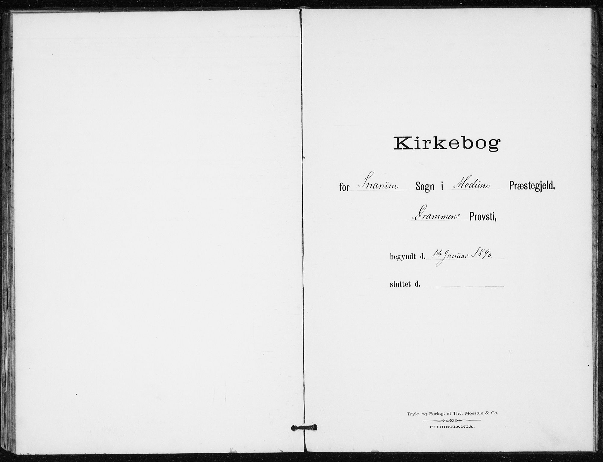 Modum kirkebøker, AV/SAKO-A-234/F/Fa/L0016: Ministerialbok nr. 16, 1890-1899