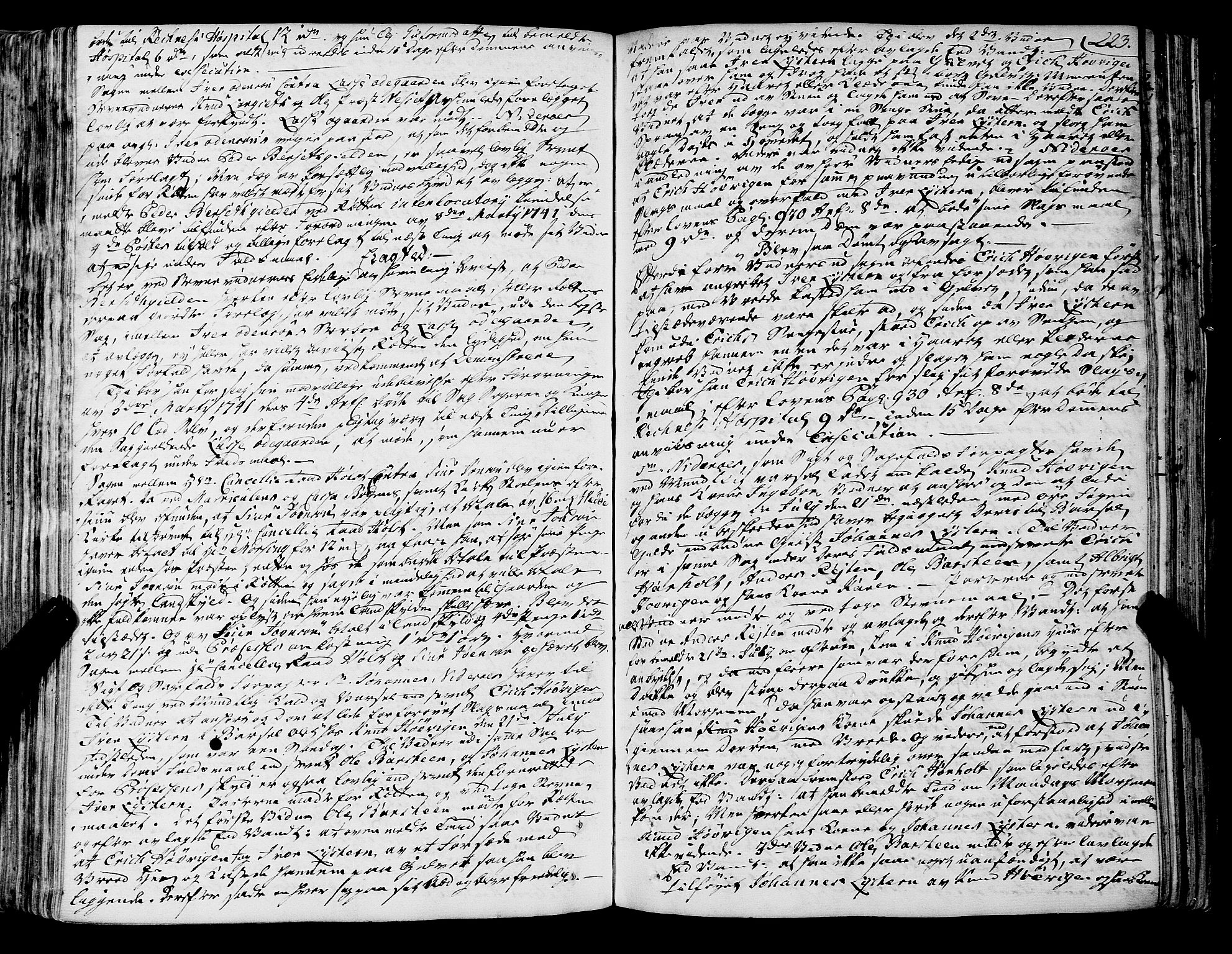 Romsdal sorenskriveri, AV/SAT-A-4149/1/1/1A/L0012: Tingbok, 1740-1749, s. 223b-224a
