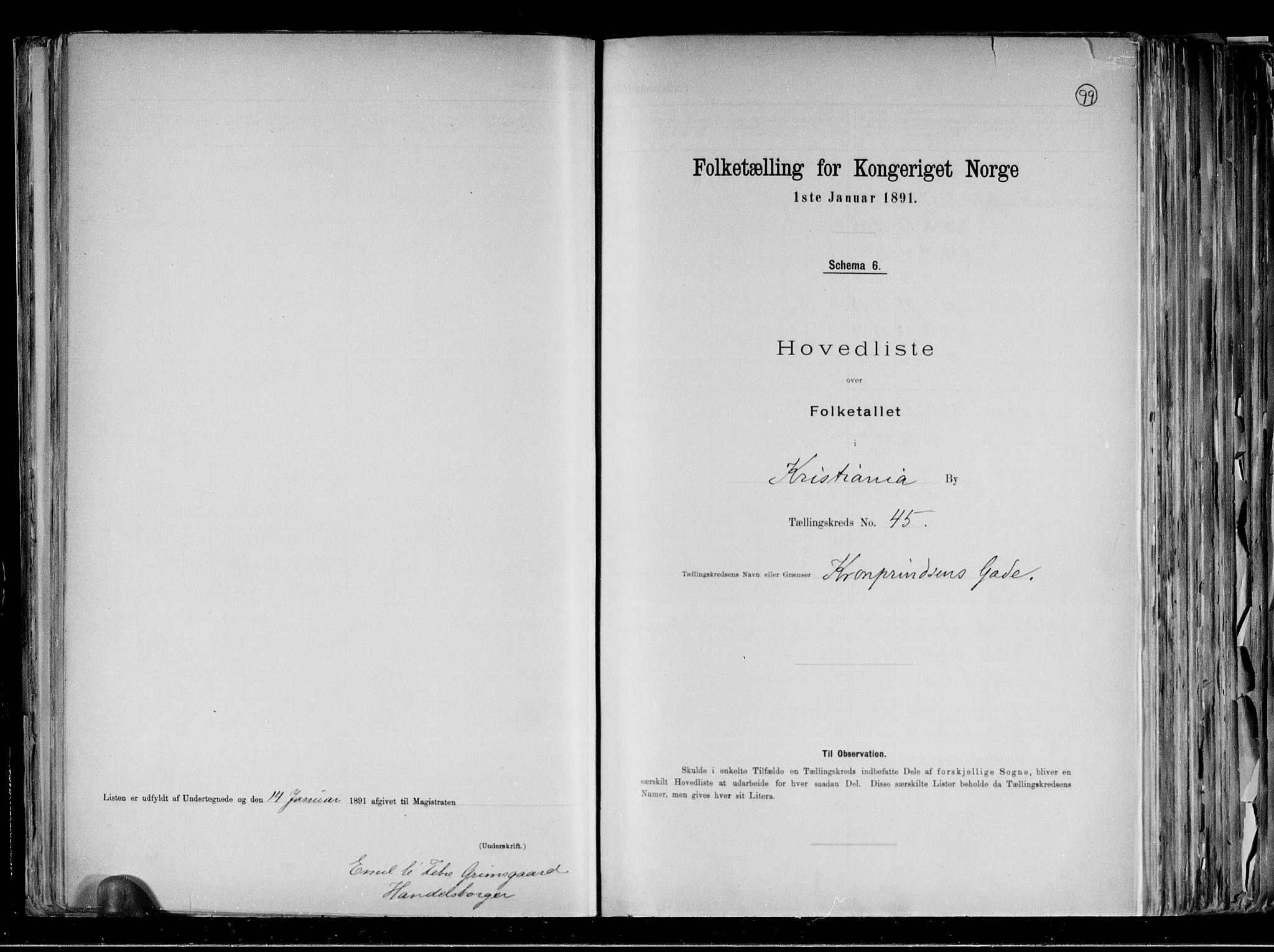 RA, Folketelling 1891 for 0301 Kristiania kjøpstad, 1891, s. 12985