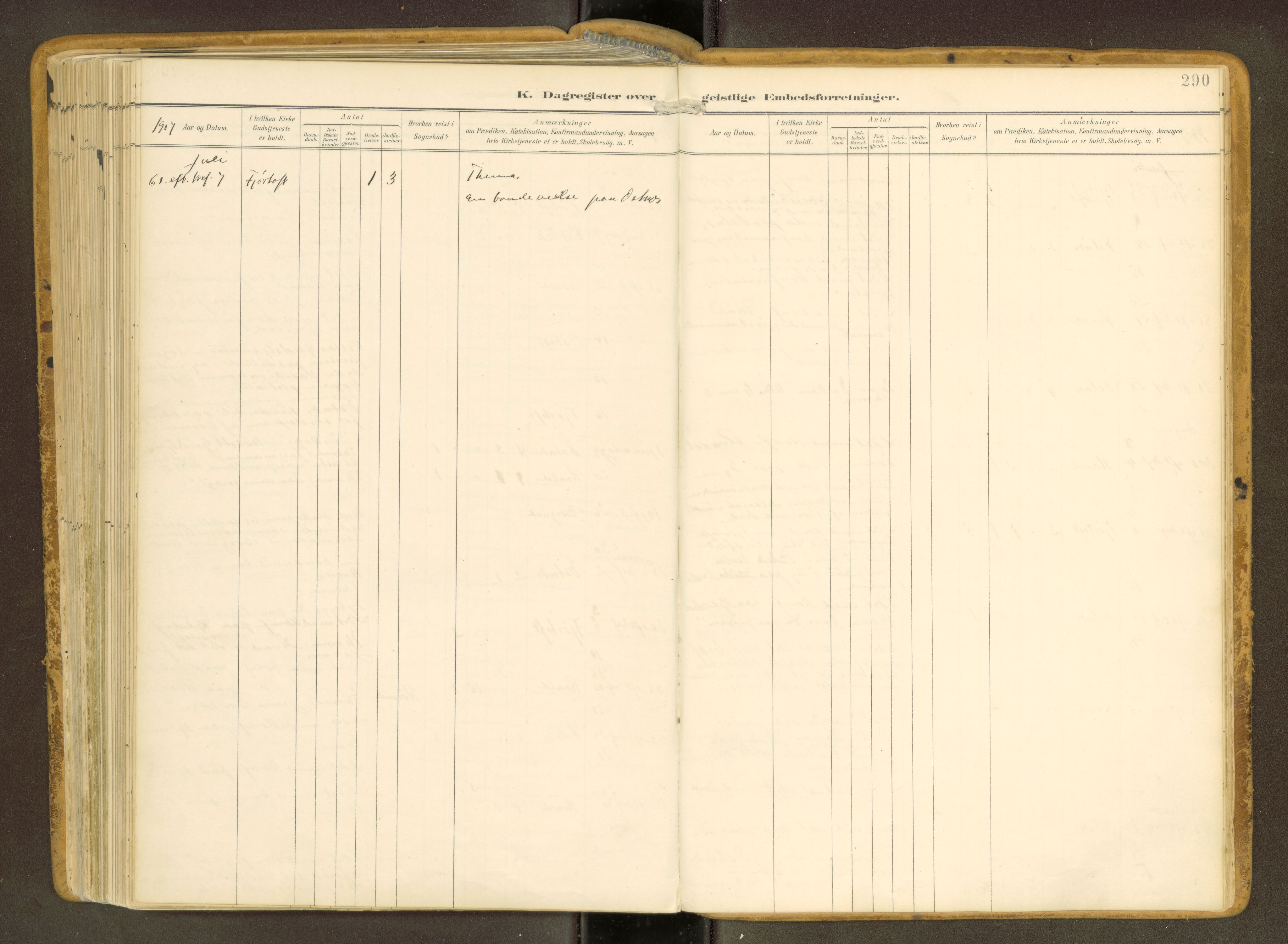 Ministerialprotokoller, klokkerbøker og fødselsregistre - Møre og Romsdal, AV/SAT-A-1454/536/L0517: Ministerialbok nr. 536A--, 1897-1917, s. 290