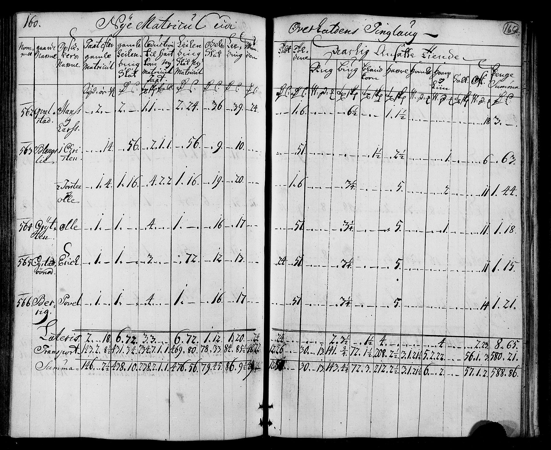 Rentekammeret inntil 1814, Realistisk ordnet avdeling, AV/RA-EA-4070/N/Nb/Nbf/L0169: Namdalen matrikkelprotokoll, 1723, s. 165