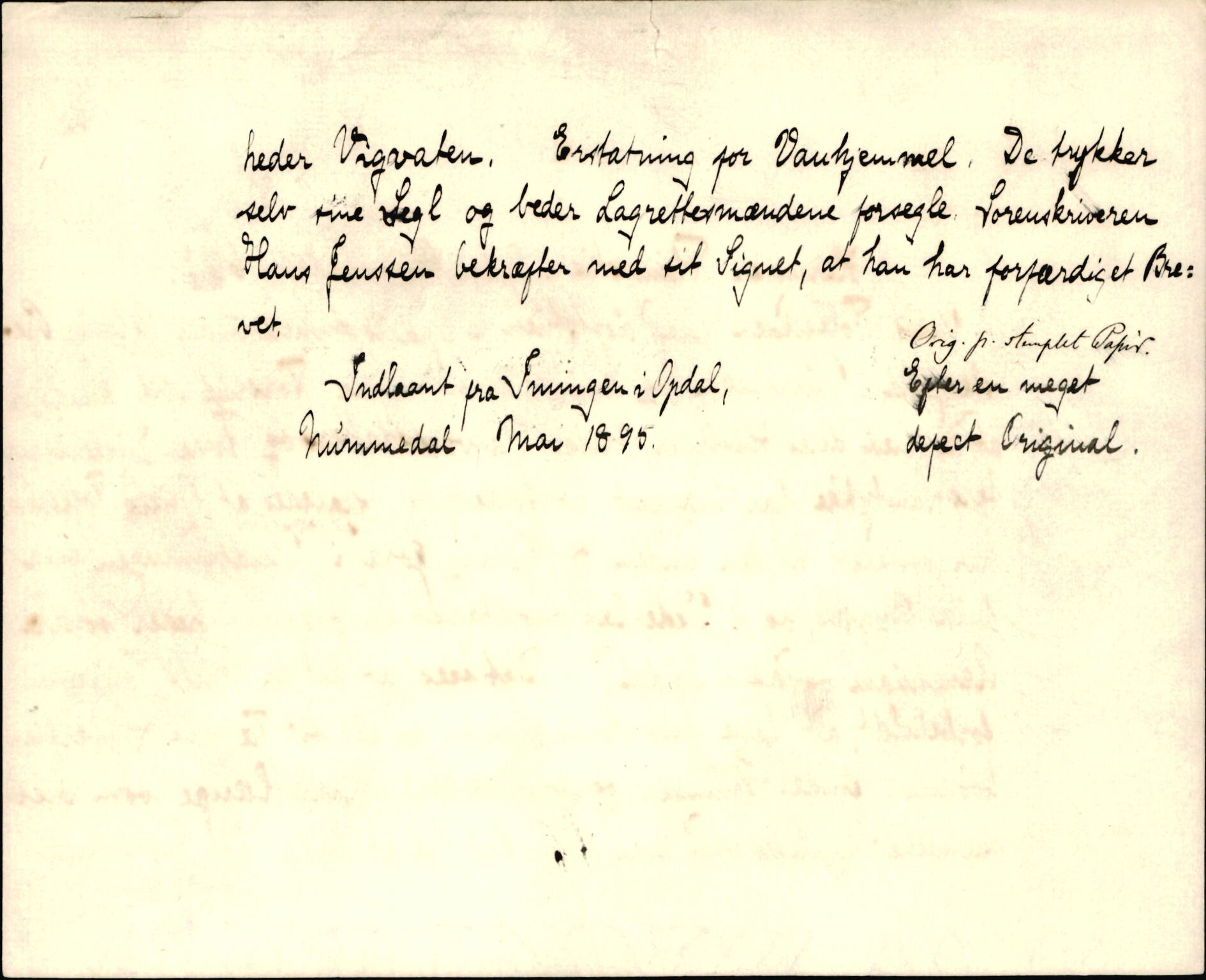 Riksarkivets diplomsamling, AV/RA-EA-5965/F35/F35d/L0005: Innlånte diplomer, seddelregister, 1661-1690, s. 212