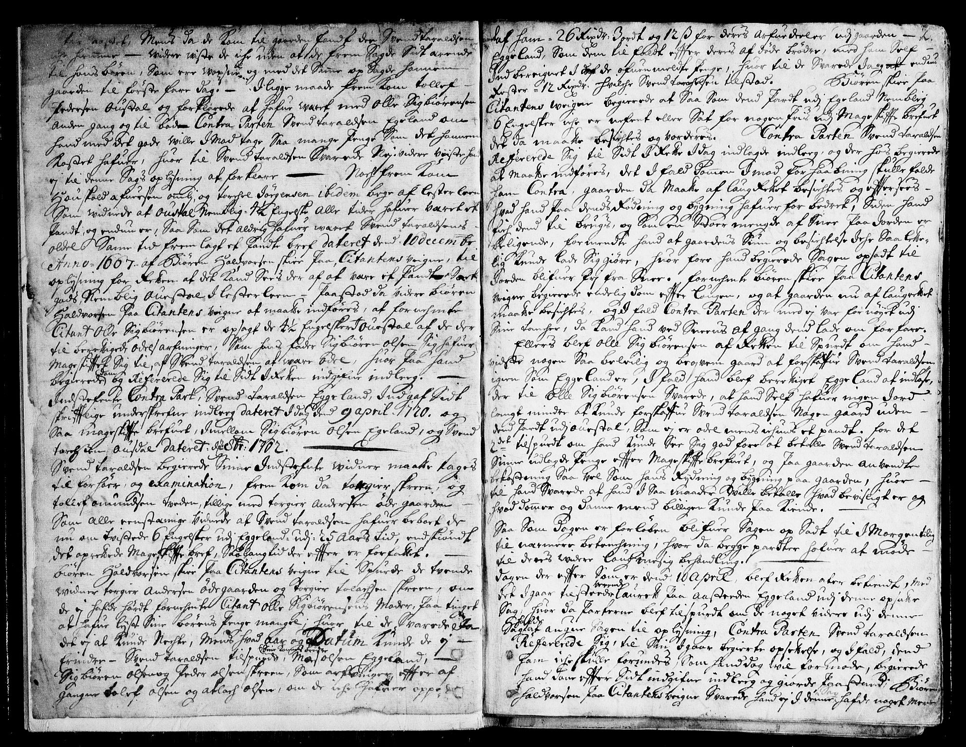 Jæren og Dalane sorenskriveri, AV/SAST-A-100306/3/30/30BA/L0071: TINGBOK, 1720-1722, s. 1b-2a