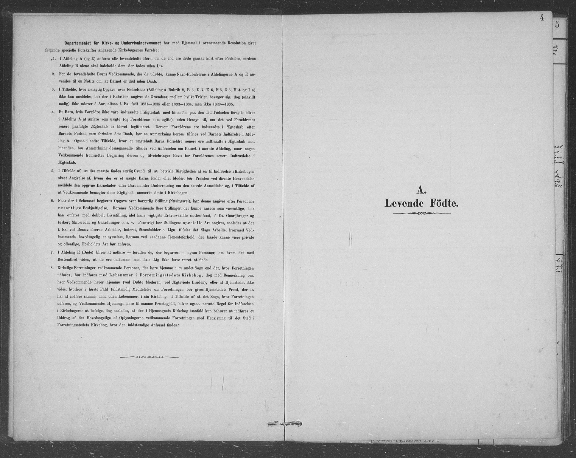 Eigersund sokneprestkontor, AV/SAST-A-101807/001/30/30BB/L0008: Klokkerbok nr. B 8, 1882-1892, s. 4