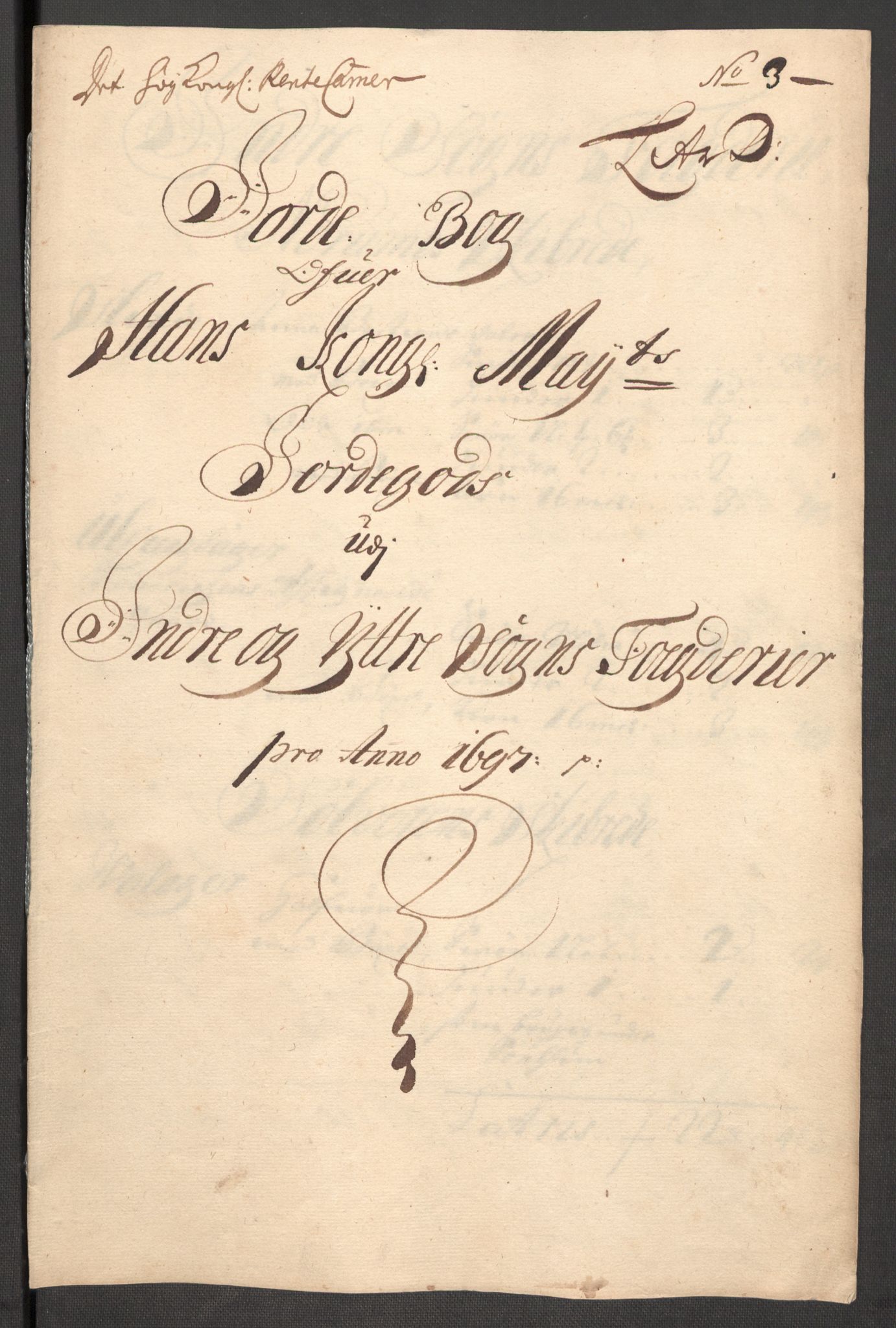 Rentekammeret inntil 1814, Reviderte regnskaper, Fogderegnskap, AV/RA-EA-4092/R52/L3309: Fogderegnskap Sogn, 1696-1697, s. 363