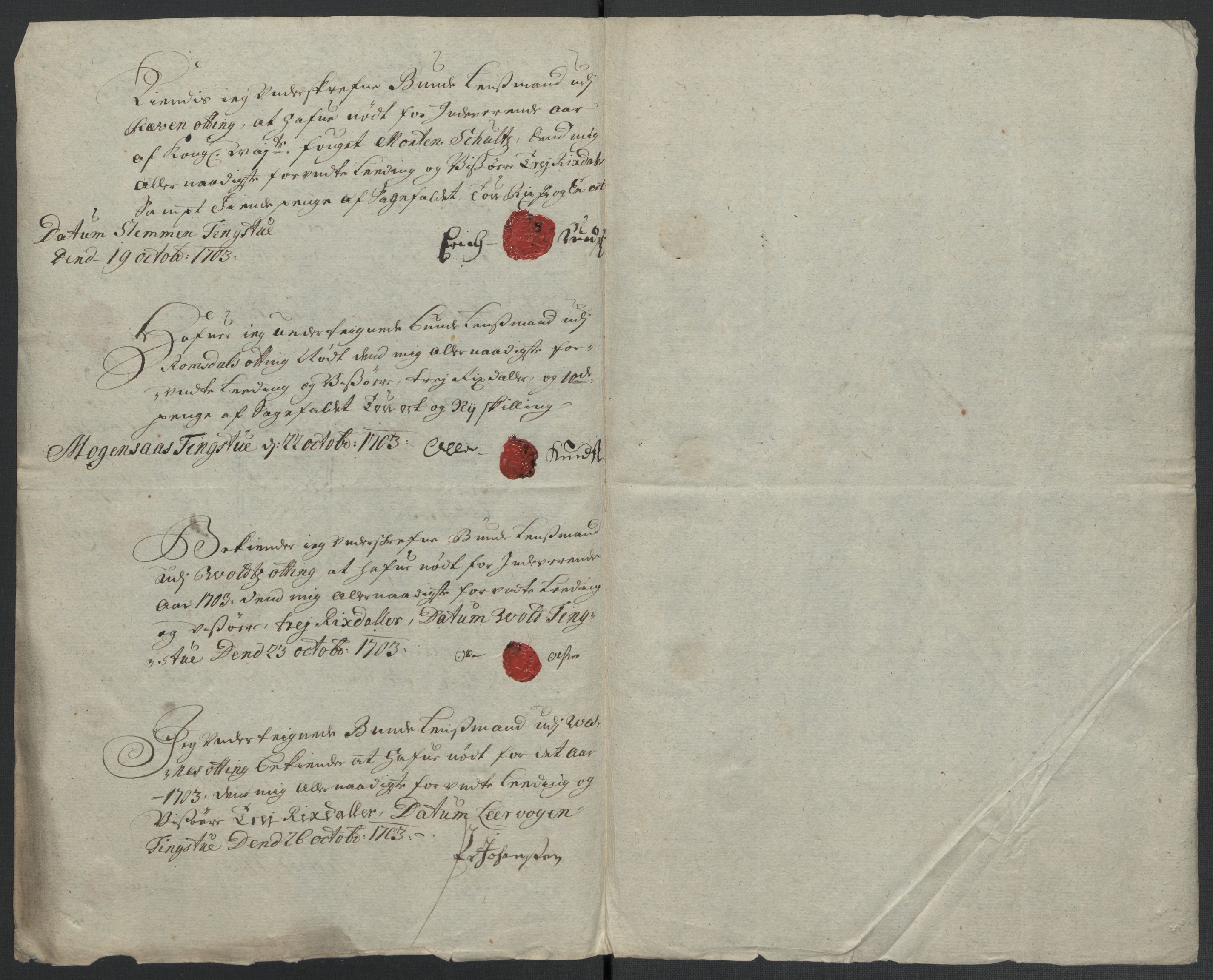 Rentekammeret inntil 1814, Reviderte regnskaper, Fogderegnskap, RA/EA-4092/R55/L3656: Fogderegnskap Romsdal, 1703-1705, s. 150