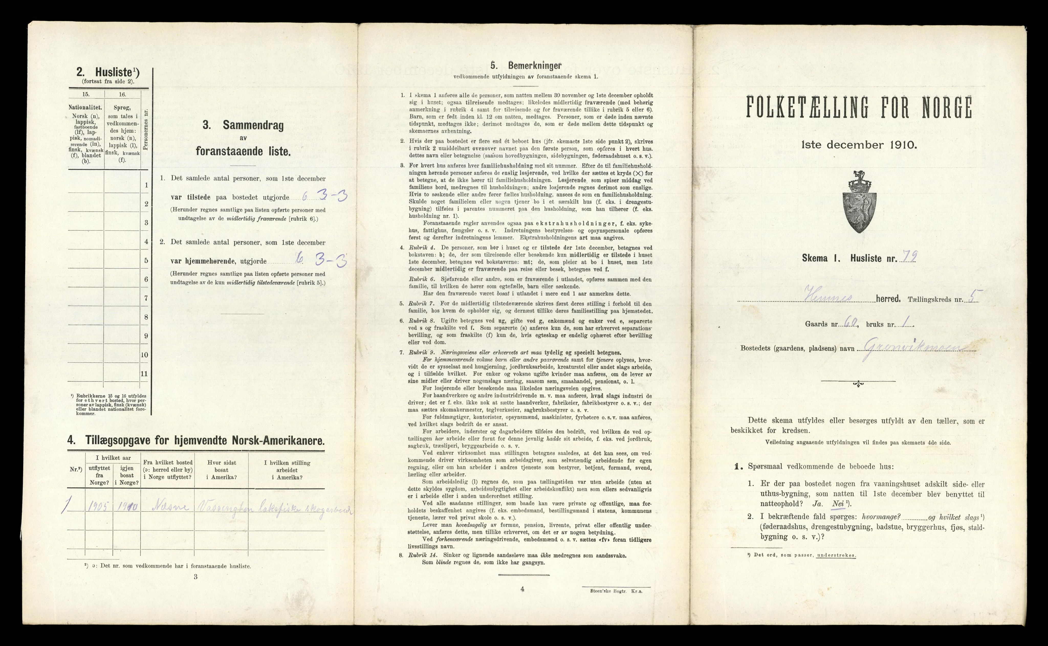 RA, Folketelling 1910 for 1832 Hemnes herred, 1910, s. 1242