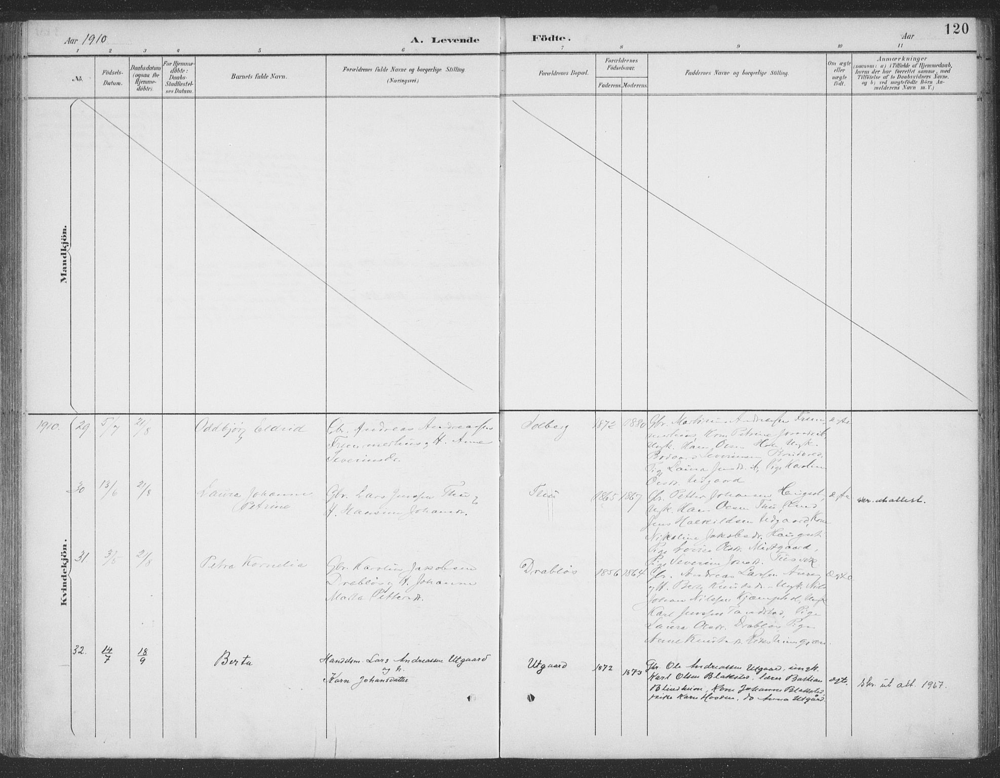 Ministerialprotokoller, klokkerbøker og fødselsregistre - Møre og Romsdal, SAT/A-1454/523/L0335: Ministerialbok nr. 523A02, 1891-1911, s. 120