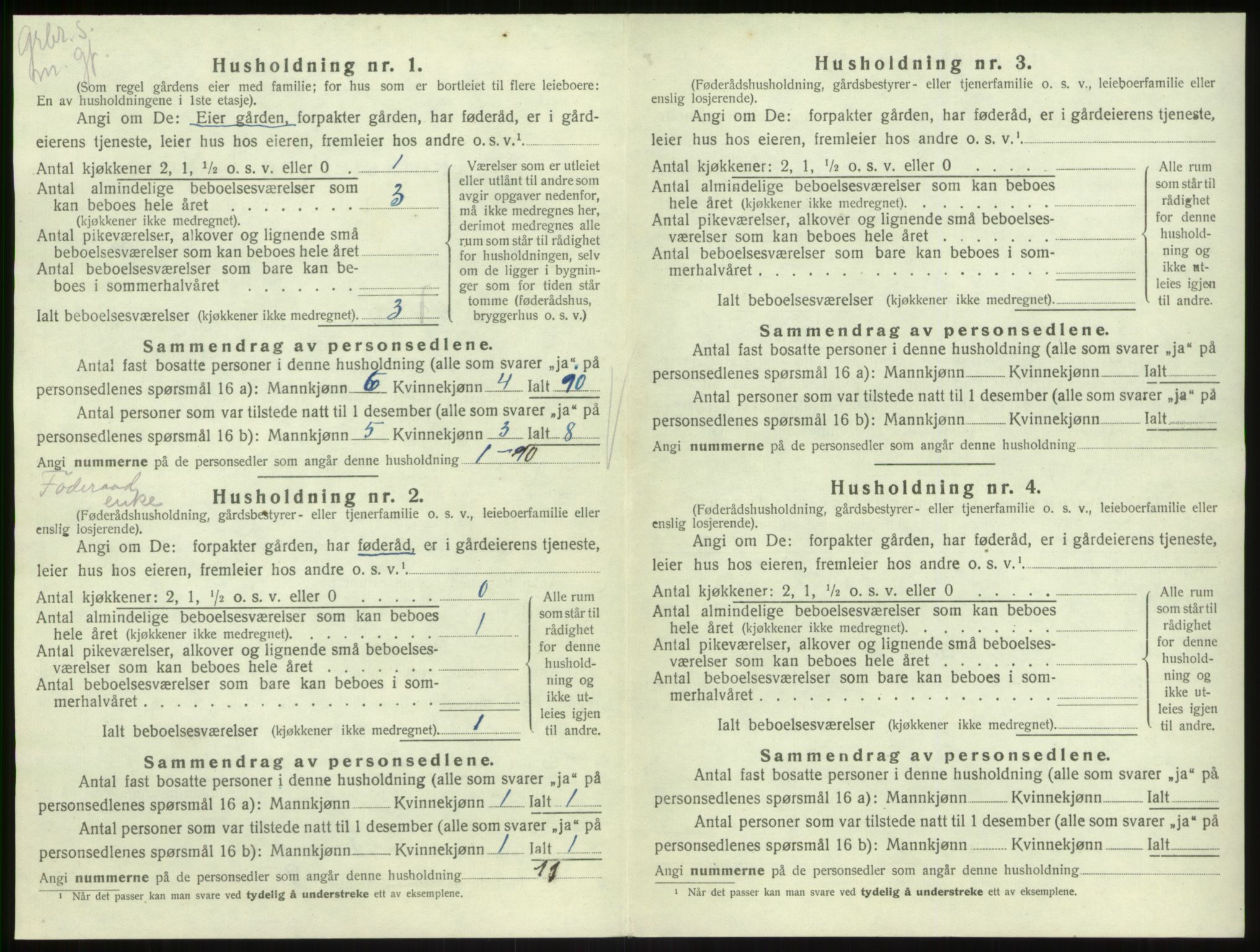 SAB, Folketelling 1920 for 1415 Lavik herred, 1920, s. 302