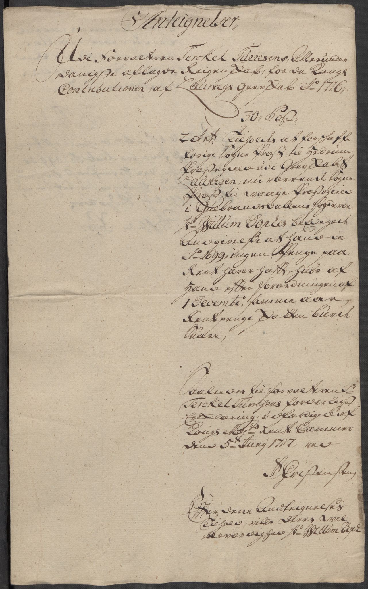 Rentekammeret inntil 1814, Reviderte regnskaper, Fogderegnskap, AV/RA-EA-4092/R33/L1987: Fogderegnskap Larvik grevskap, 1716-1717, s. 335
