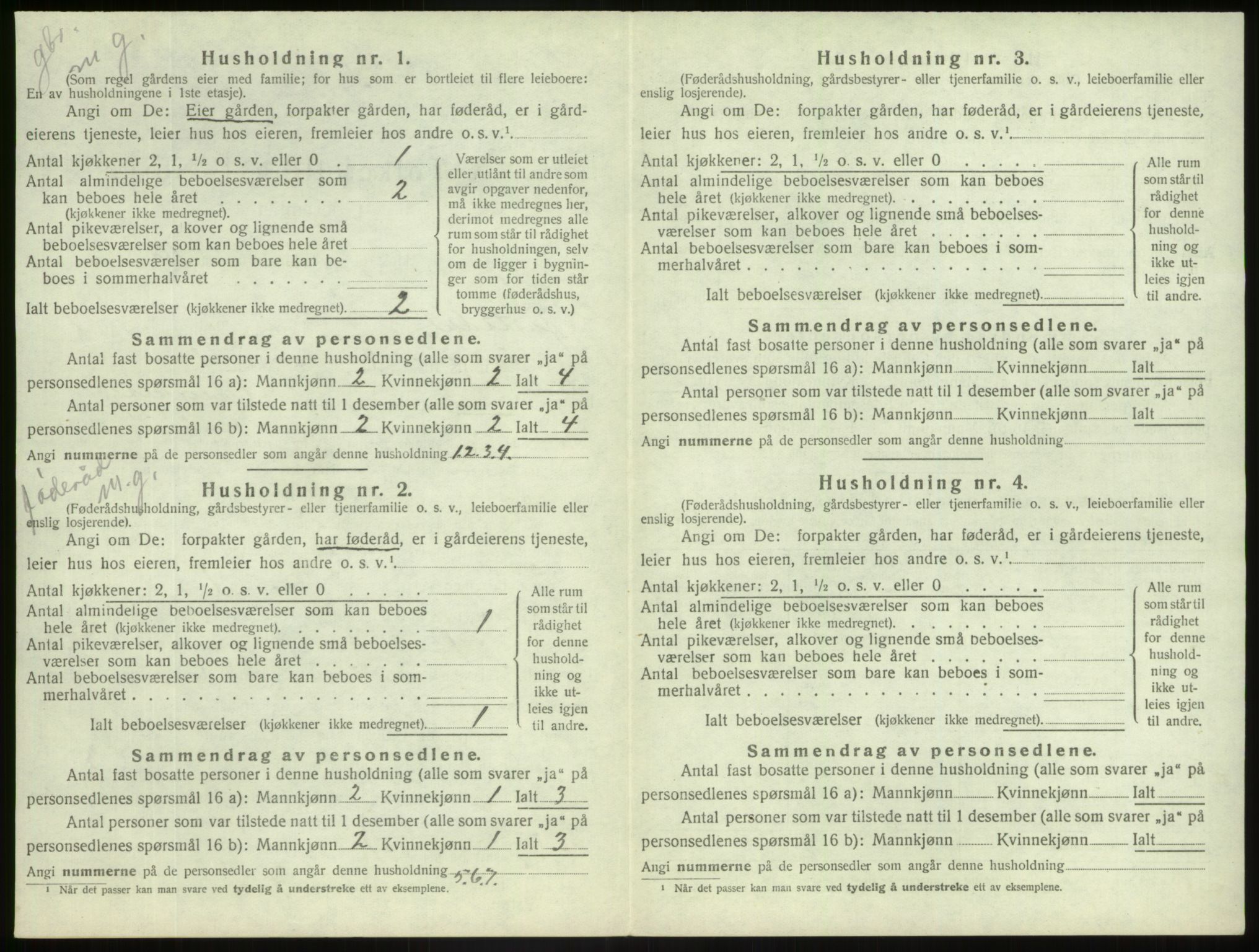 SAB, Folketelling 1920 for 1427 Jostedal herred, 1920, s. 51