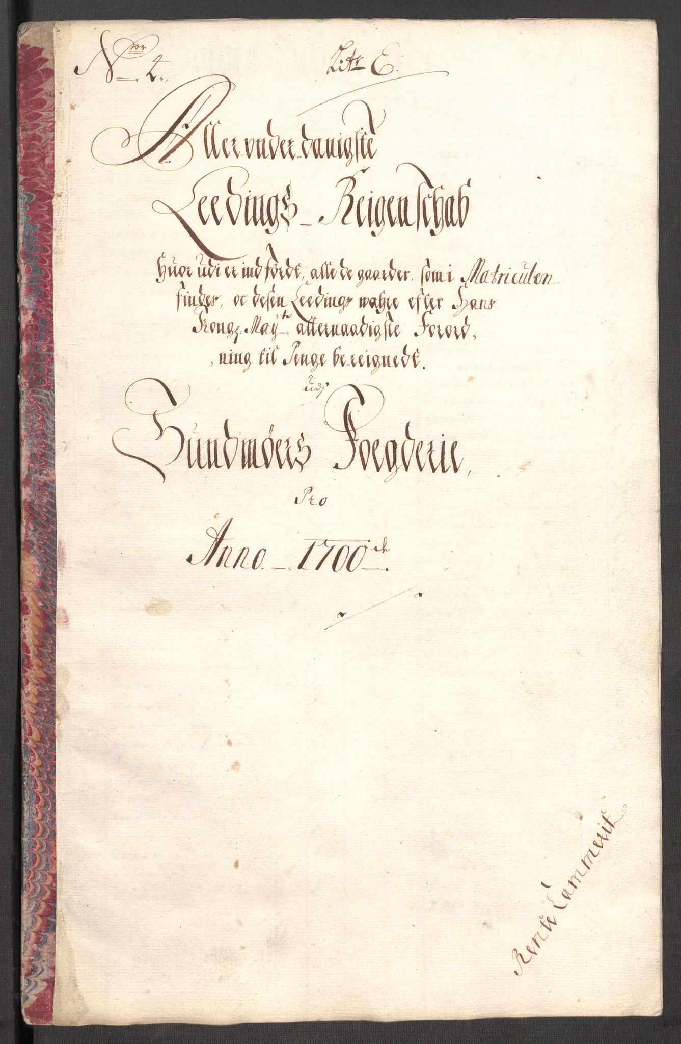 Rentekammeret inntil 1814, Reviderte regnskaper, Fogderegnskap, RA/EA-4092/R54/L3558: Fogderegnskap Sunnmøre, 1700-1701, s. 108