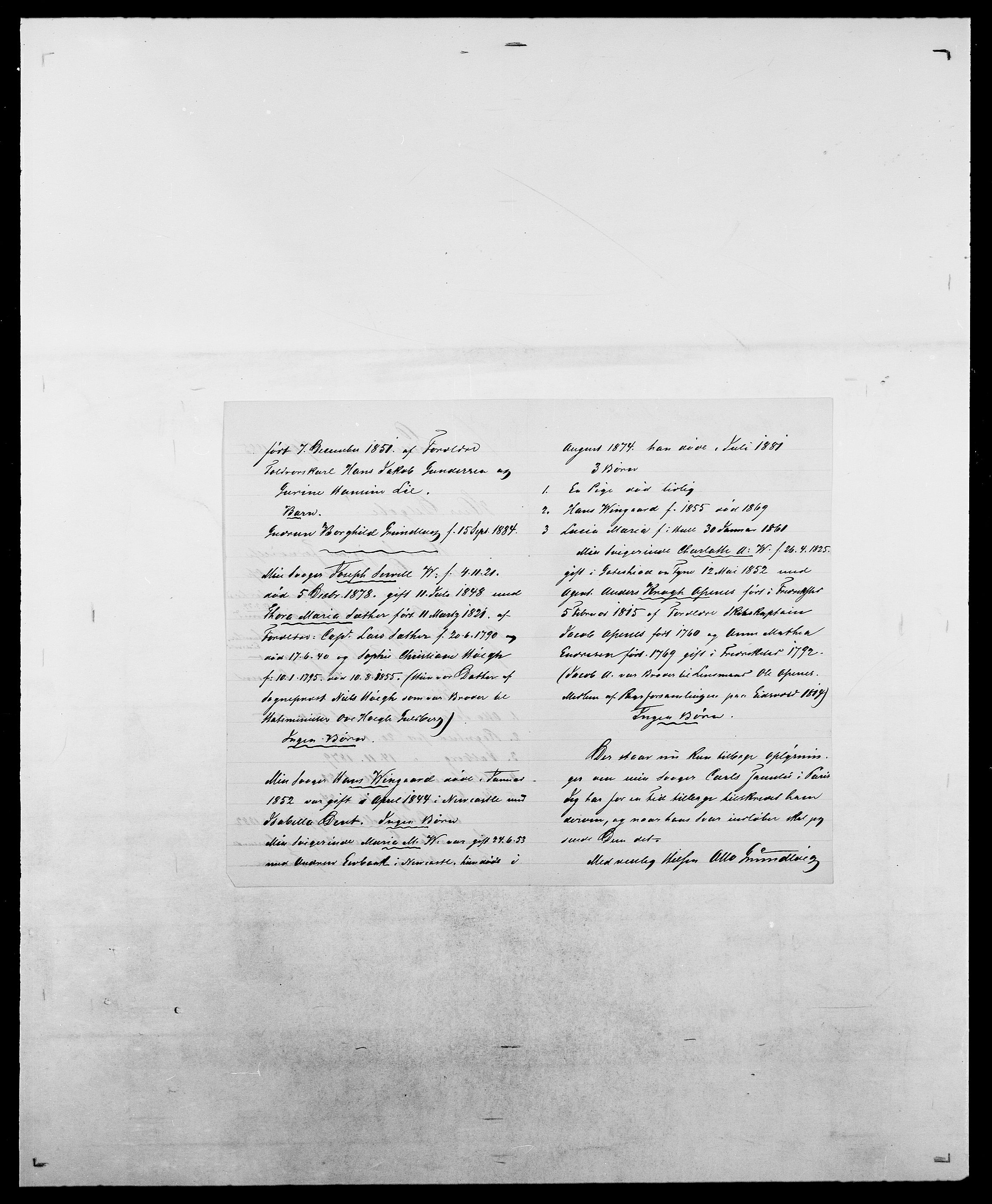Delgobe, Charles Antoine - samling, SAO/PAO-0038/D/Da/L0038: Svanenskjold - Thornsohn, s. 163