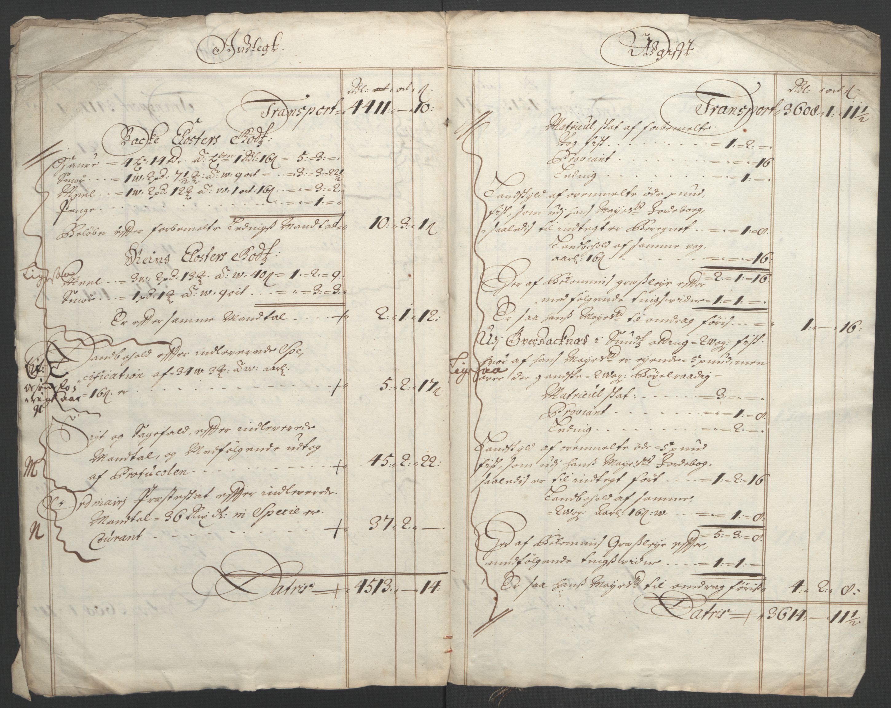 Rentekammeret inntil 1814, Reviderte regnskaper, Fogderegnskap, RA/EA-4092/R55/L3651: Fogderegnskap Romsdal, 1693-1694, s. 7
