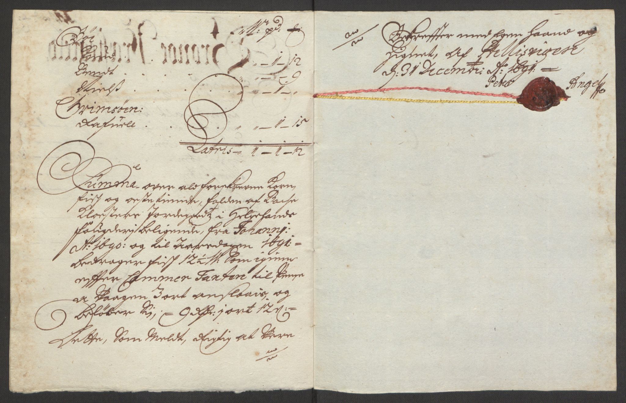 Rentekammeret inntil 1814, Reviderte regnskaper, Fogderegnskap, RA/EA-4092/R65/L4504: Fogderegnskap Helgeland, 1691-1692, s. 142