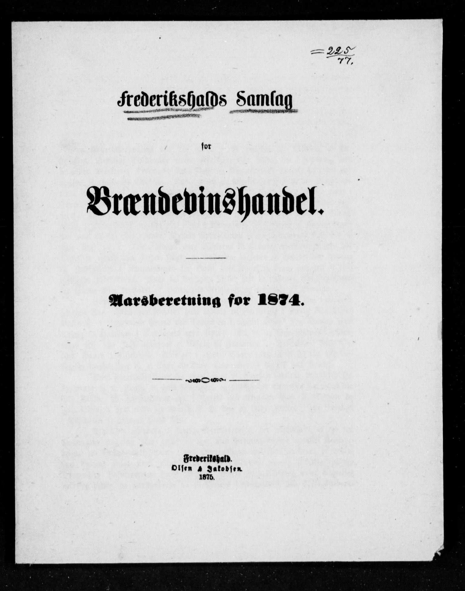 Statistisk sentralbyrå, Næringsøkonomiske emner, Generelt - Amtmennenes femårsberetninger, AV/RA-S-2233/F/Fa/L0046: --, 1866-1875, s. 79