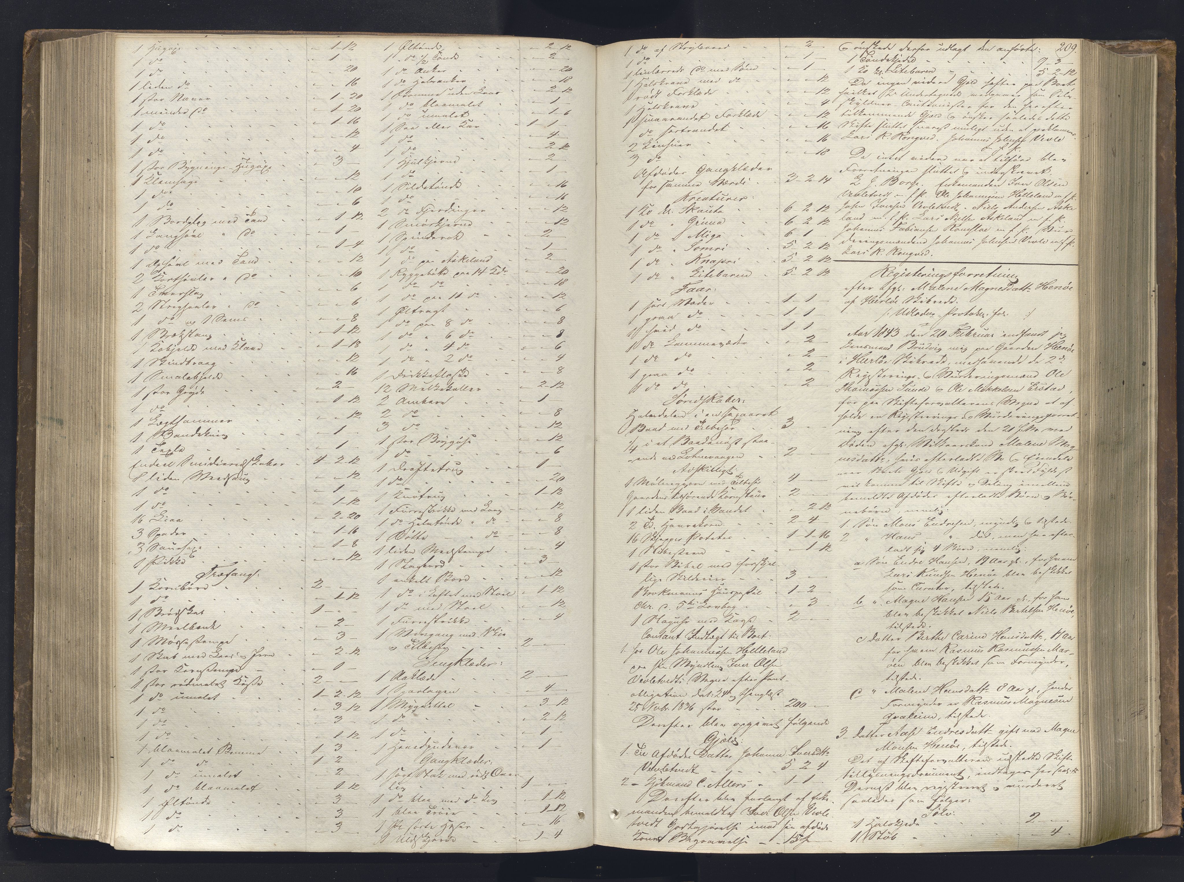 Nordhordland sorenskrivar, AV/SAB-A-2901/1/H/Hb/L0001: Registreringsprotokollar, 1841-1845, s. 209