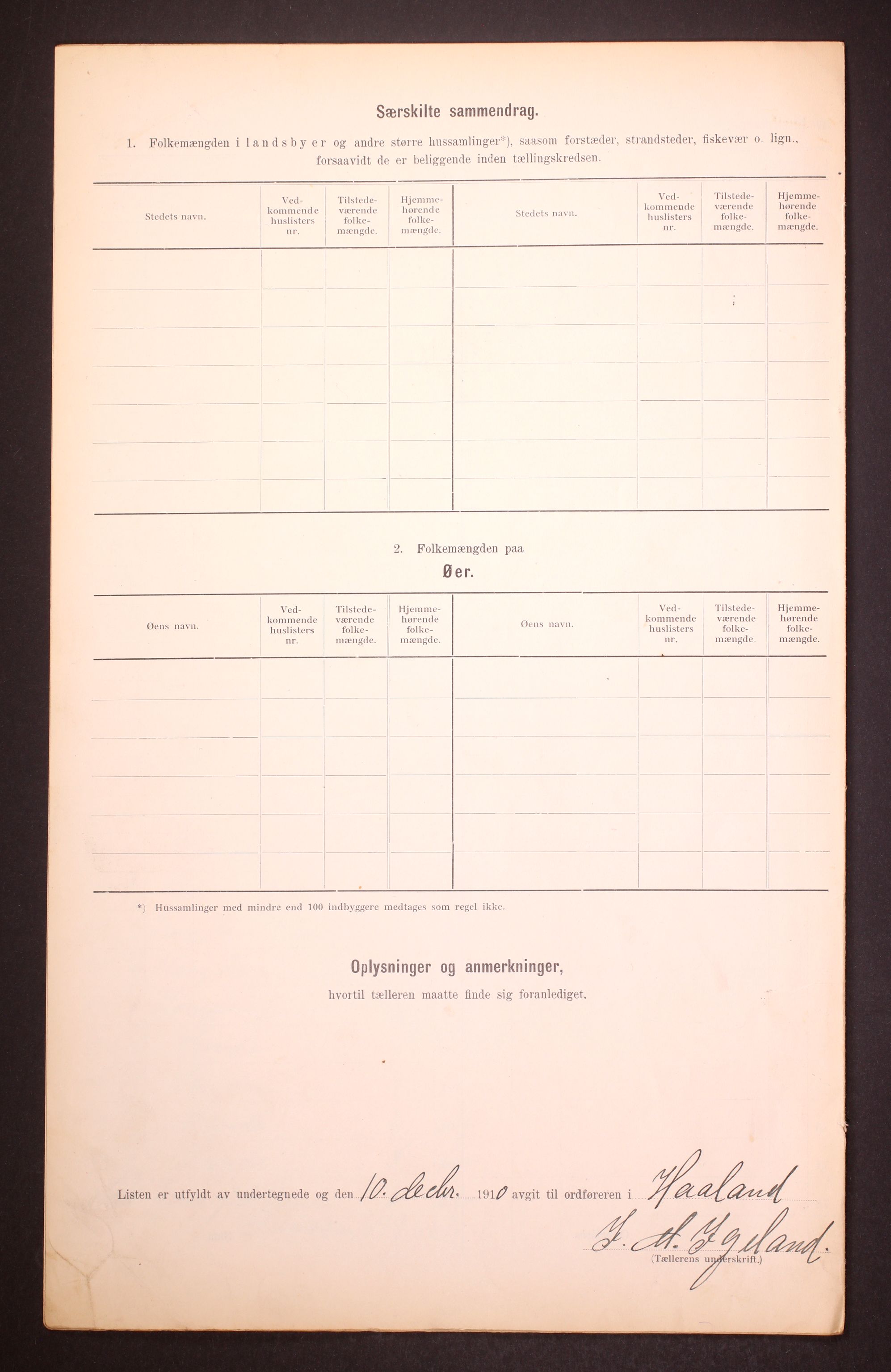 RA, Folketelling 1910 for 1124 Håland herred, 1910, s. 14